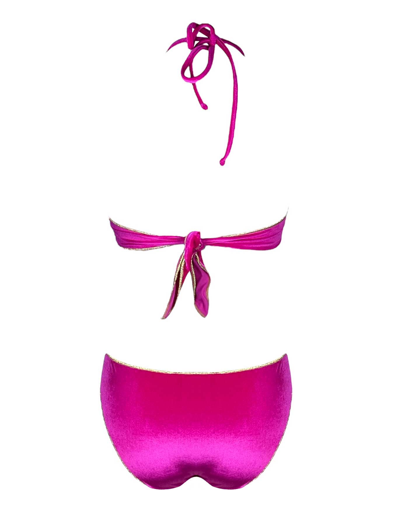 Coals Beach Bikini Brassiere Velluto Fucsia - Bikini D'amare Riccione