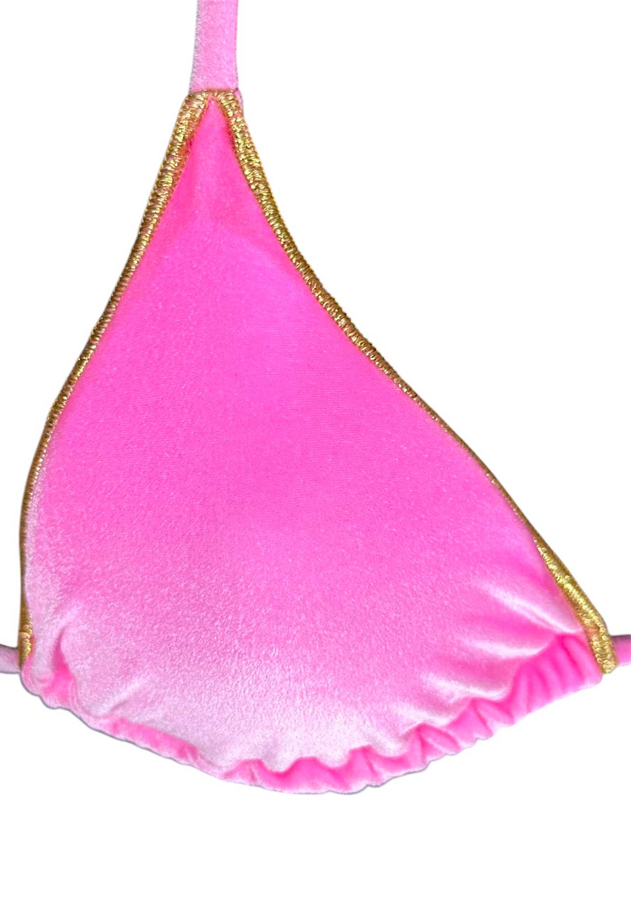 Coals Beach Bikini Triangolo Velluto Rosa - Bikini D'amare Riccione