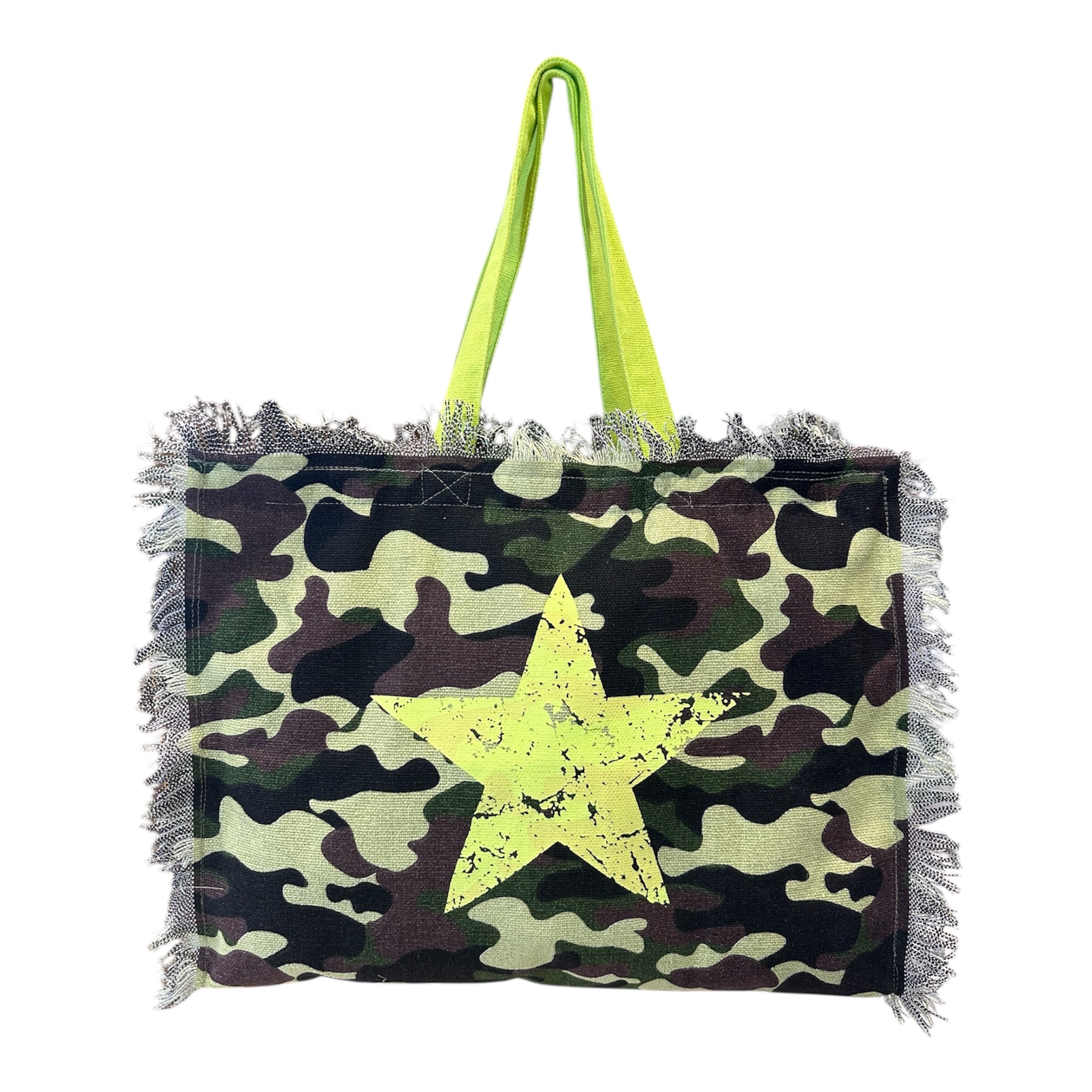Lovely Beach Borsa Mare Camo Militare Stella - Bikini D'amare Riccione