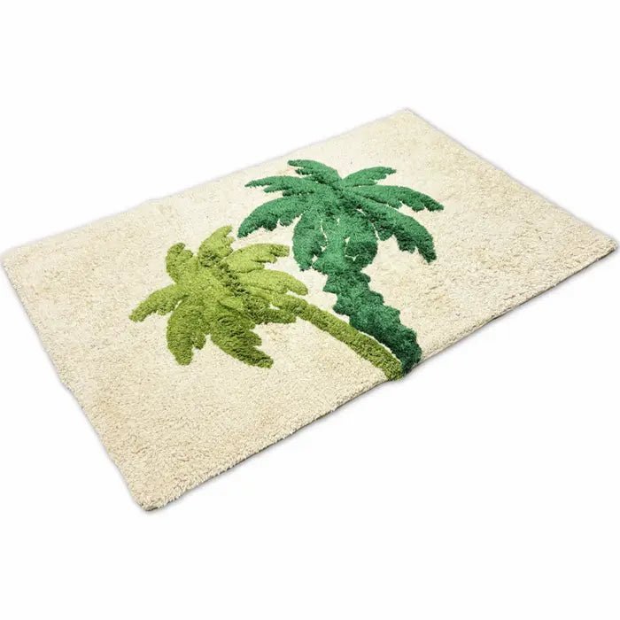 Lovely Shabby Tappeto Bagno Palme - Scegli il Colore - Bikini D'amare Riccione