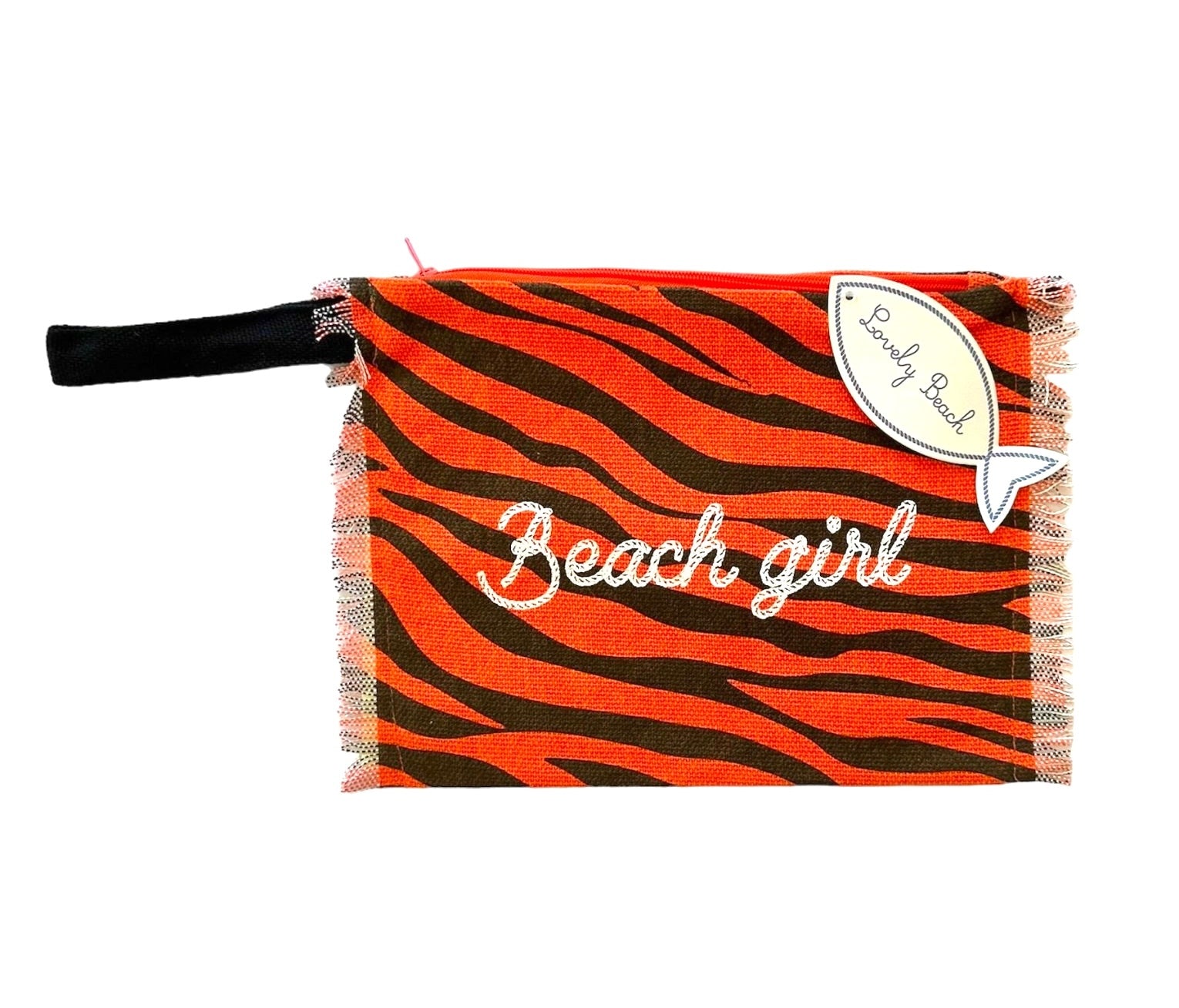 Set New Zebra Borsa Media - Telo Mare - Pochette - Bikini D'amare Riccione