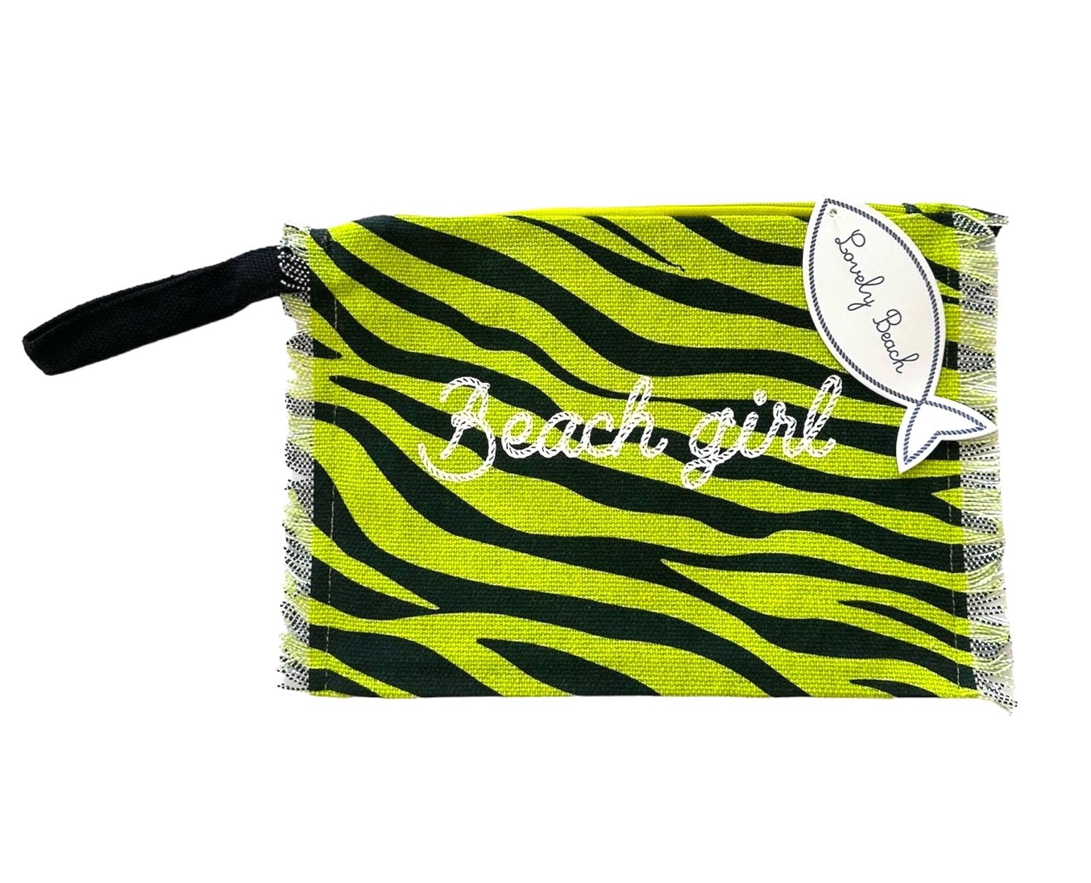 Set New Zebra Borsa Media - Telo Mare - Pochette - Bikini D'amare Riccione