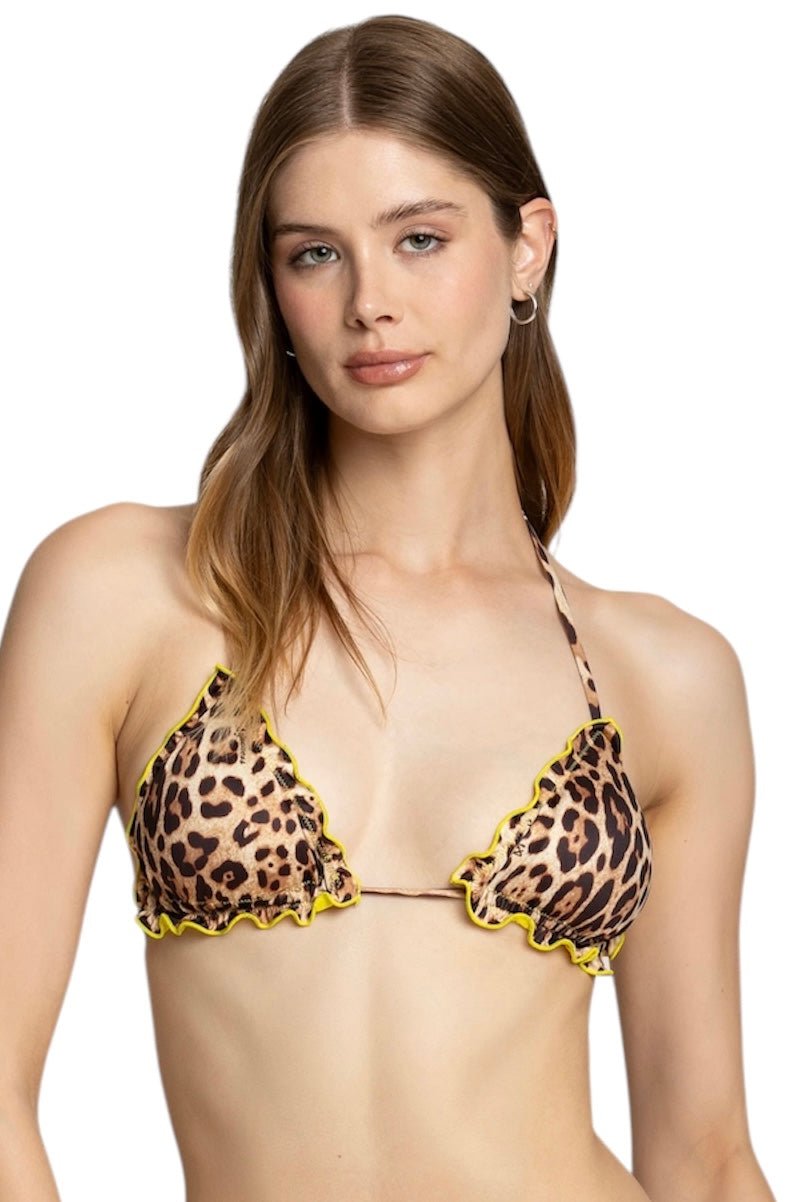 4giveness Bikini Triangolo Free Beach Leopard - Bikini D'amare Riccione