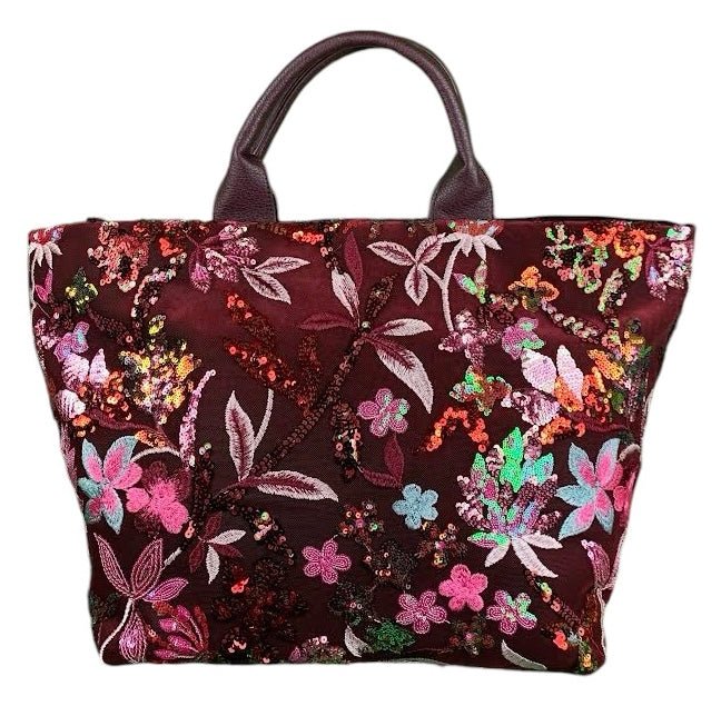 Borsa Fantasia Paillettes Velluto Claudine