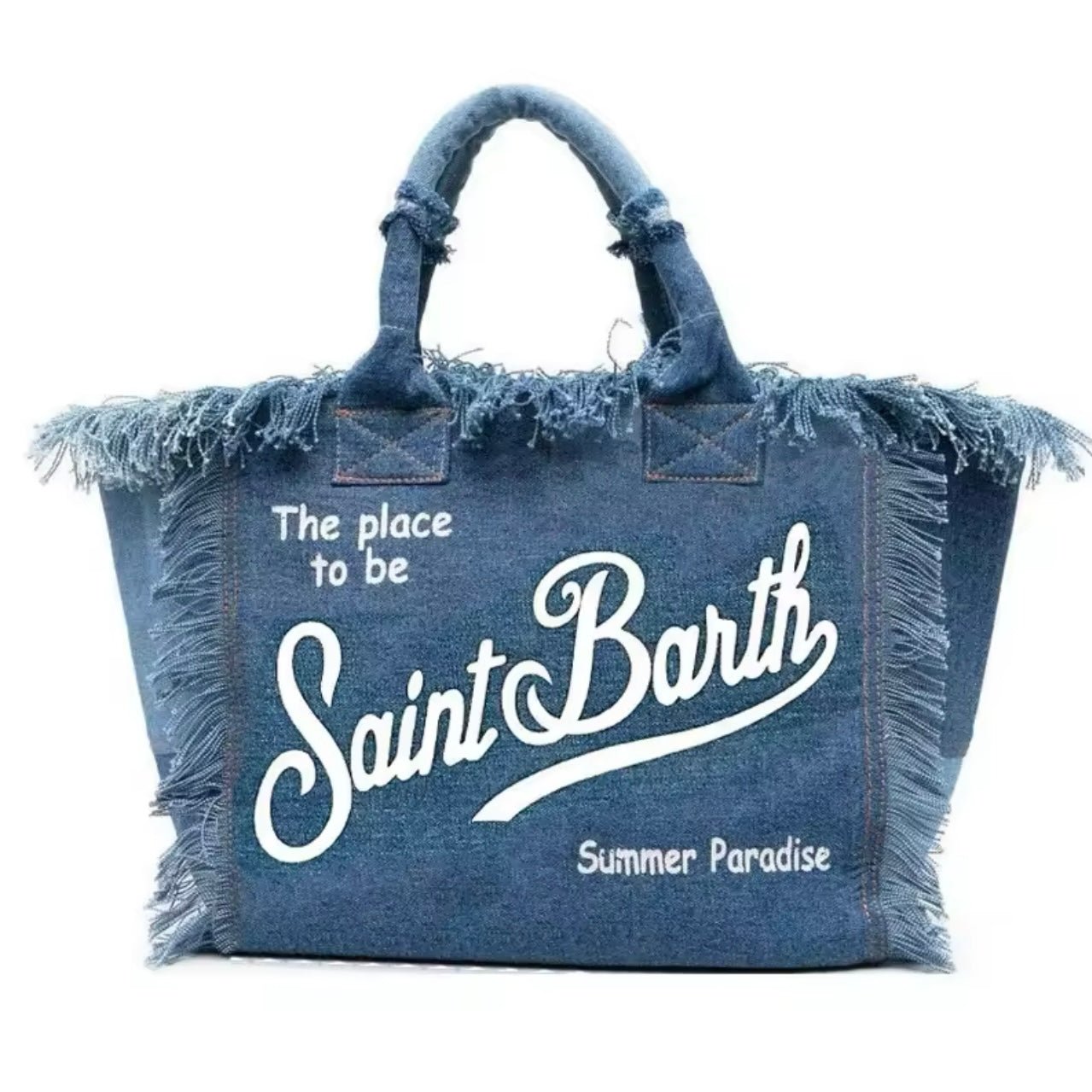 MC2 Saint Barth Borsa Spalla Vanity Jeans - Bikini D'amare Riccione