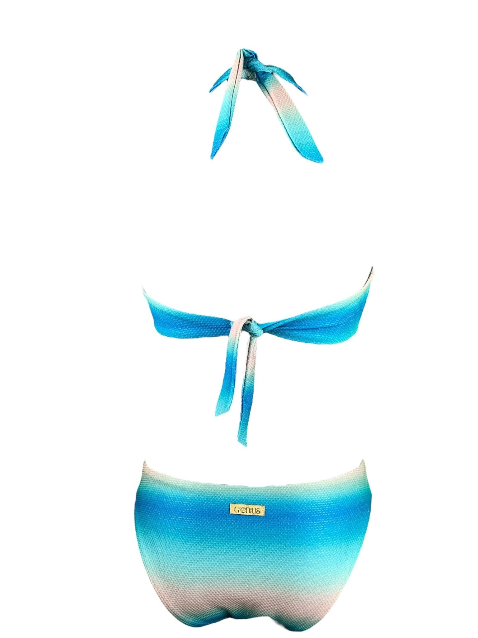 Genius Bikini Triangolone Nuance Azzurro Genius Beachwear