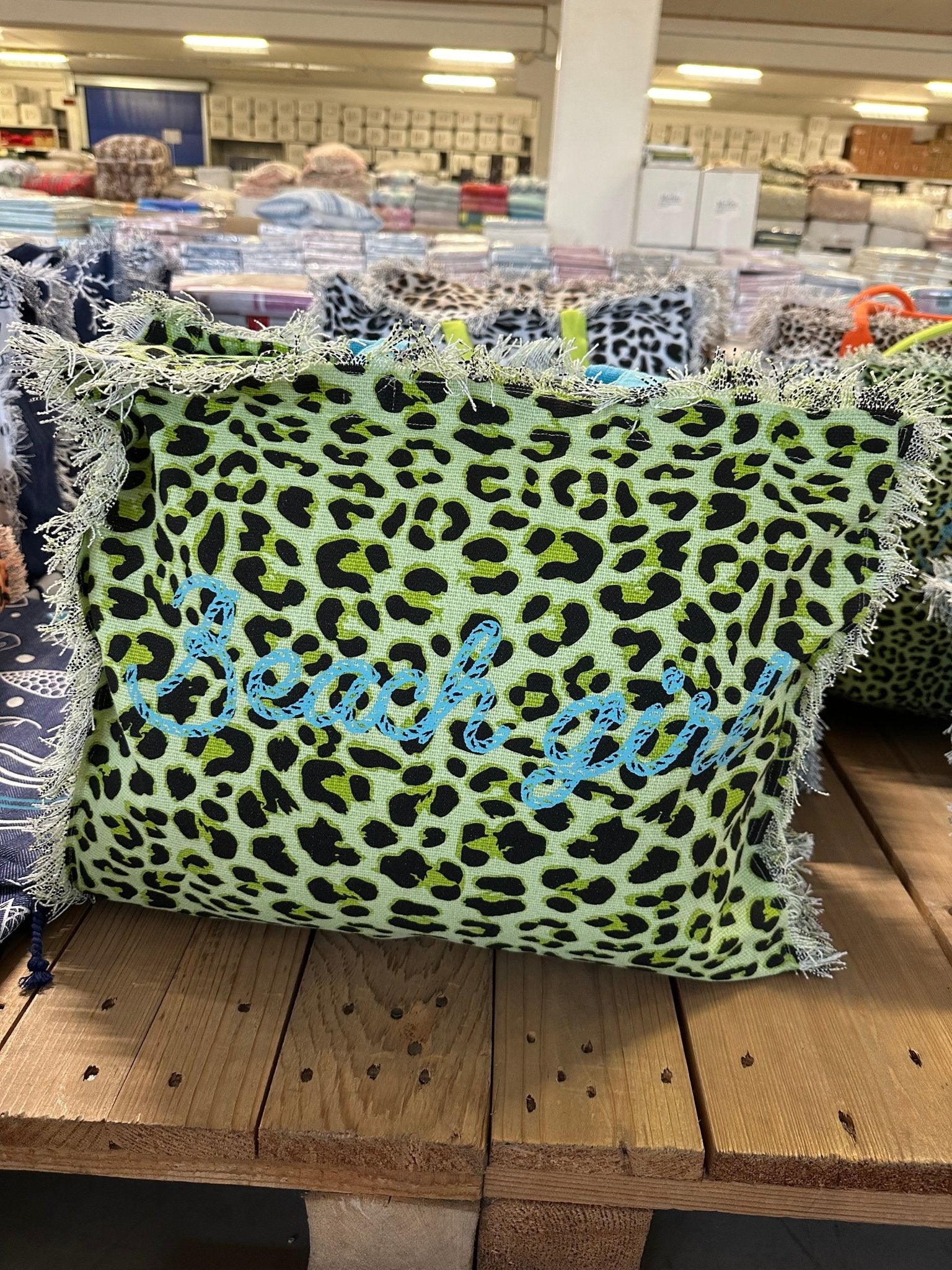 Lovely Beach Borsa Mare Beach Girl New Leopard Lovely Beach