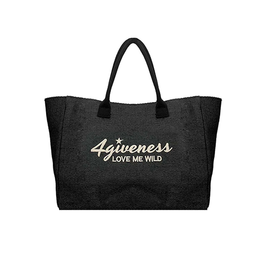 4giveness Borsa Cartapaglia Ricamo 4giveness