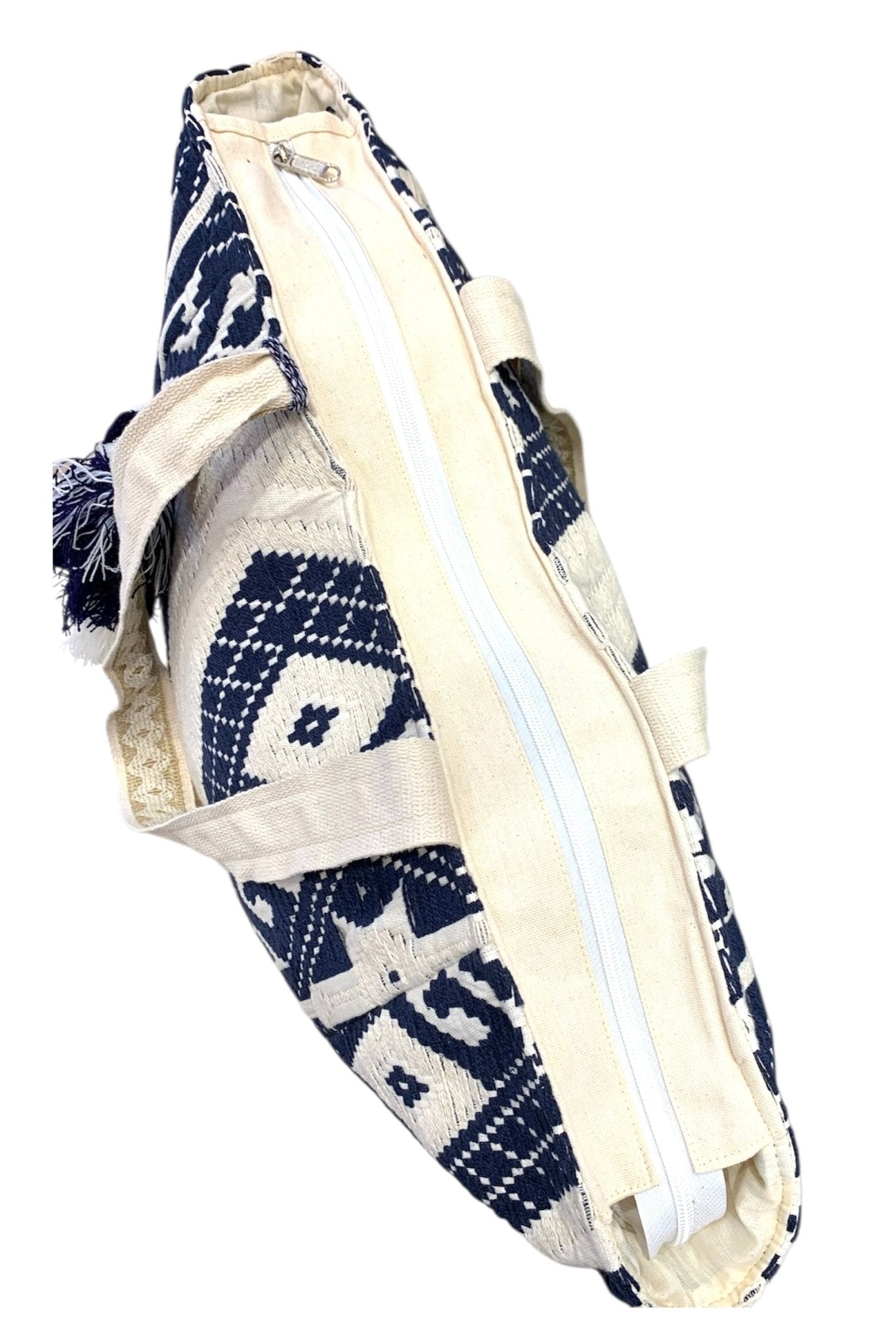 Borsa in Tessuto con Ricamo Artigianale Blu - Bikini D'amare Riccione