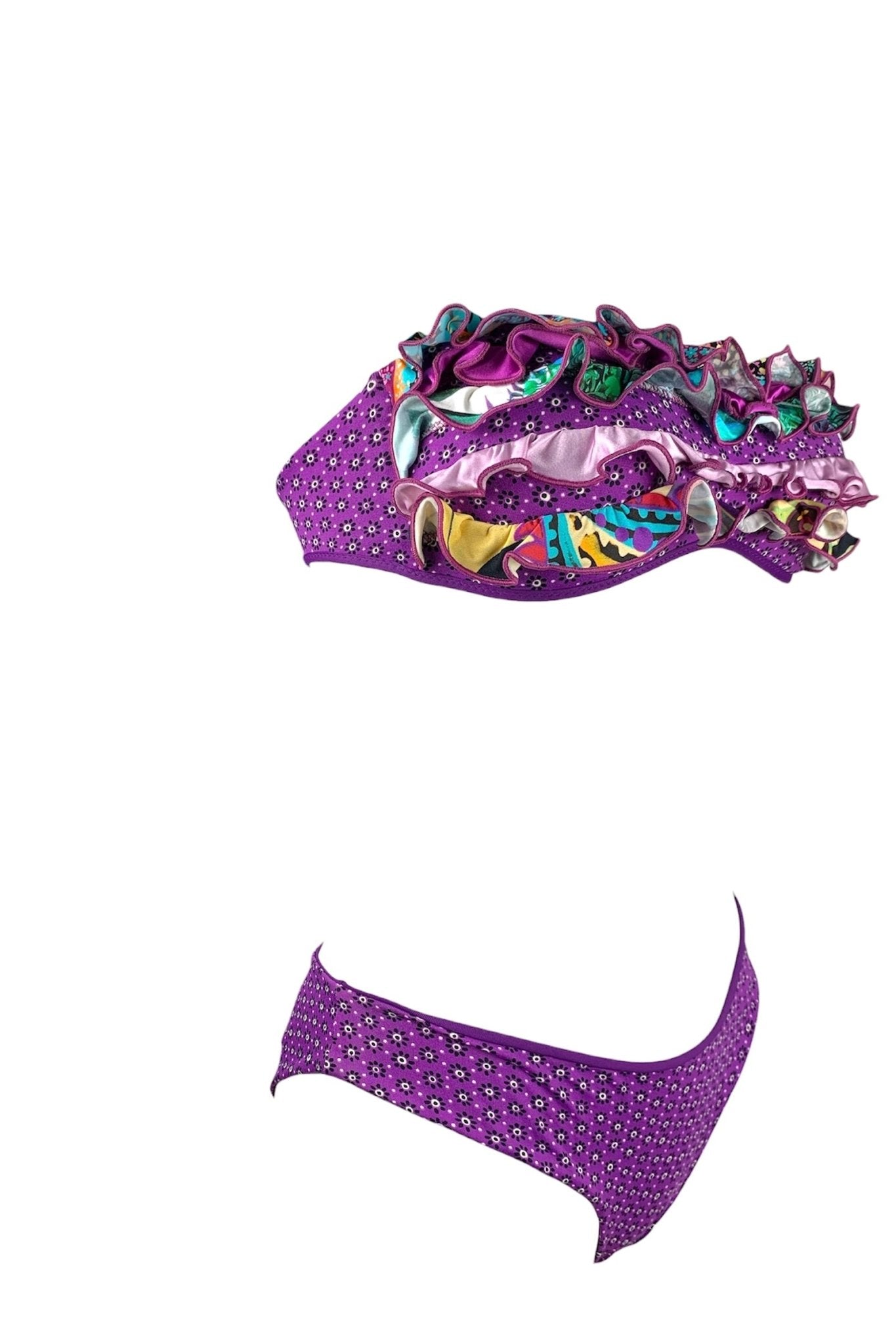 Bikini Fascia Rouches Fantasia - Bikini D'amare Riccione