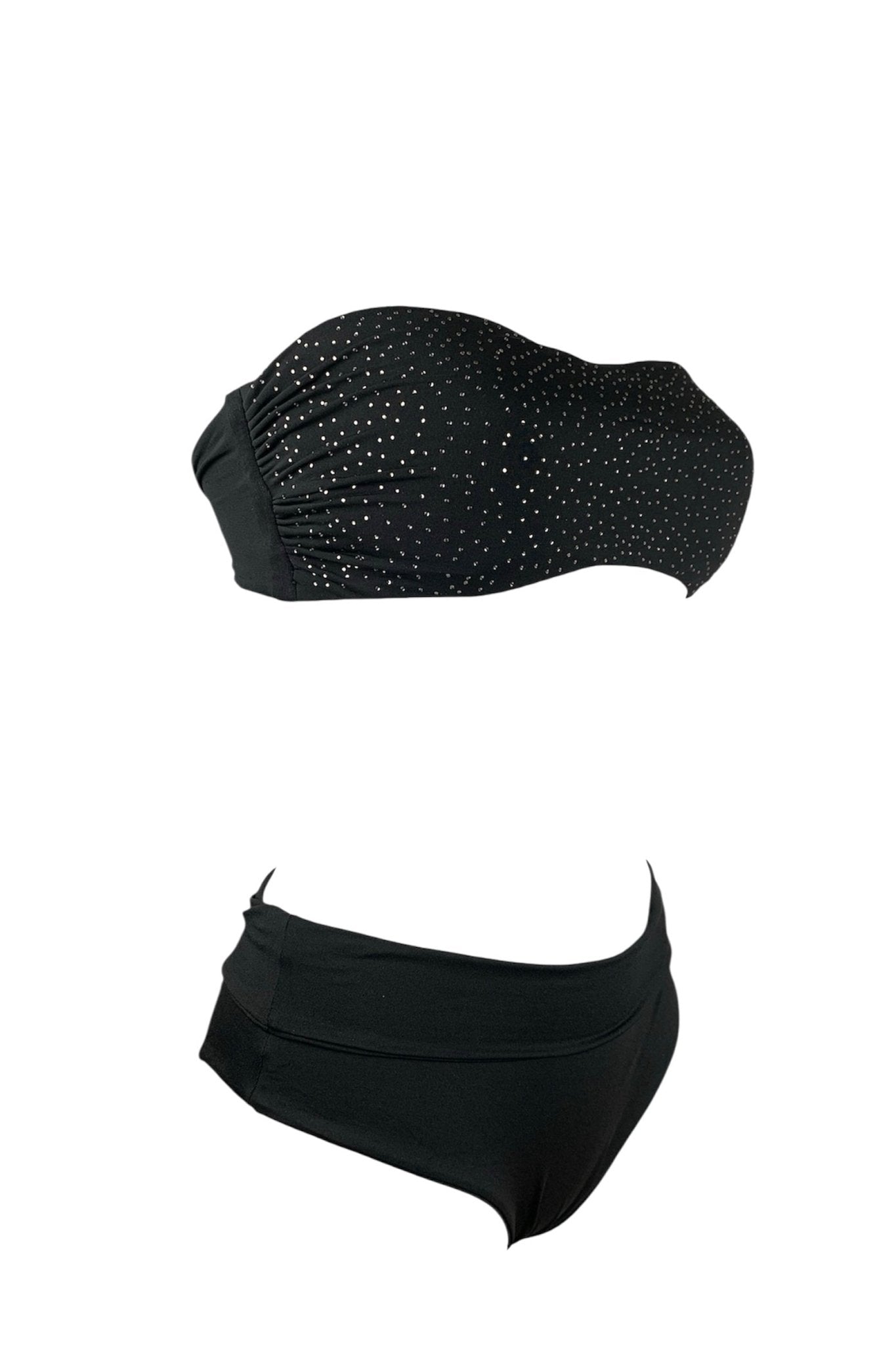 Bikini Fascia Punti Luce Slip Alto - Bikini D'amare Riccione
