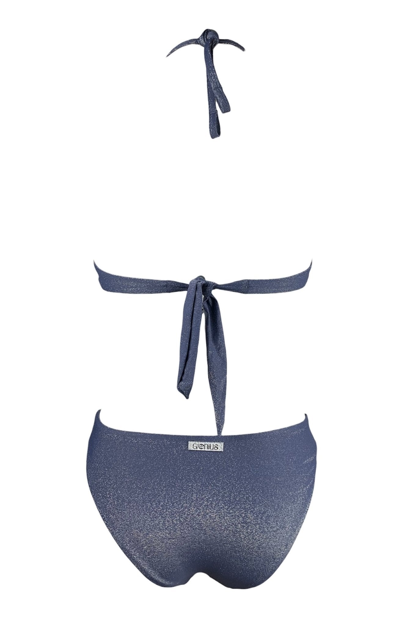 Genius Bikini Push Up Elodie Lurex Blu - Bikini D'amare Riccione