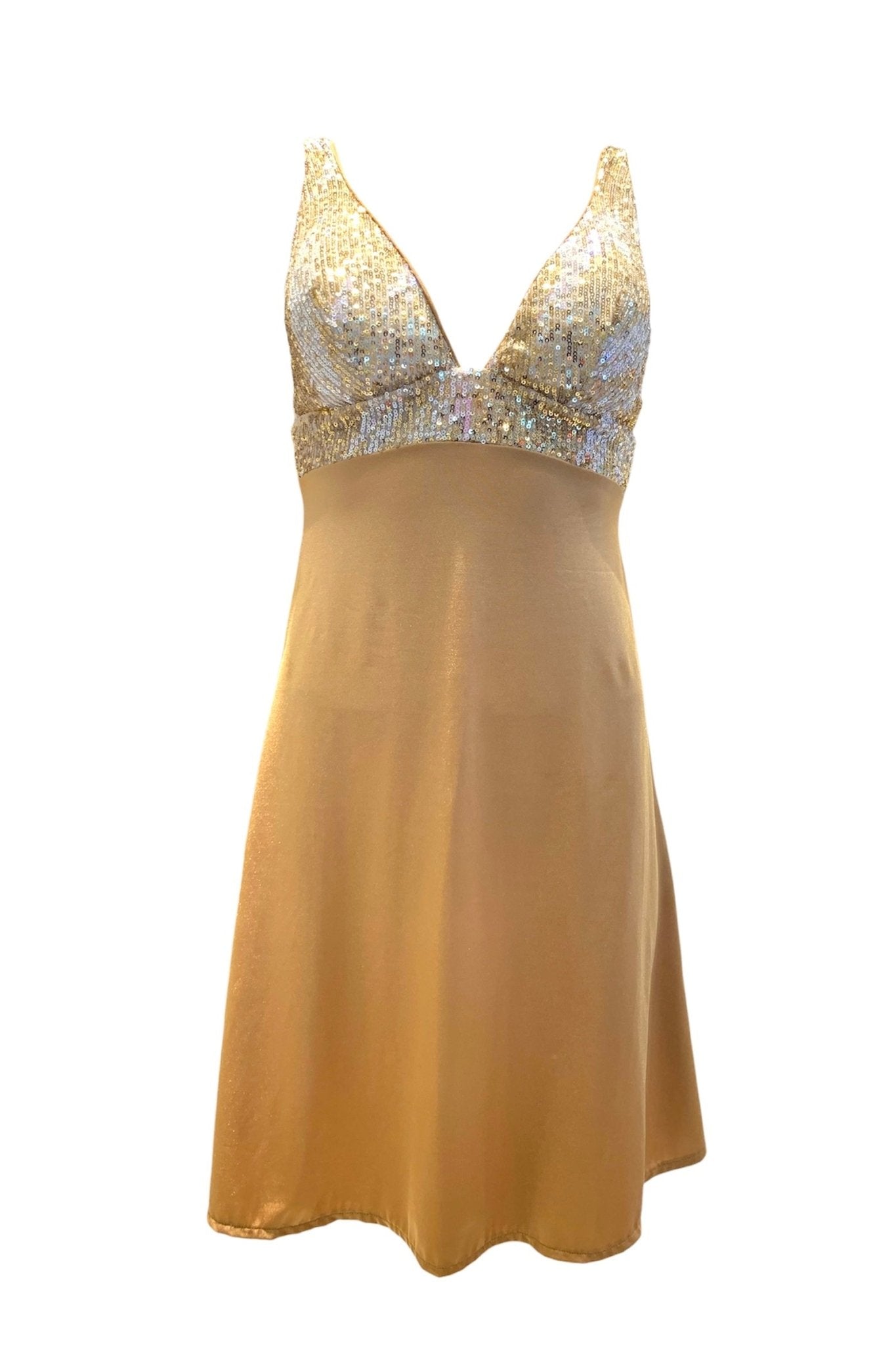 Genius Abito Paillettes Malibù Oro - Bikini D'amare Riccione