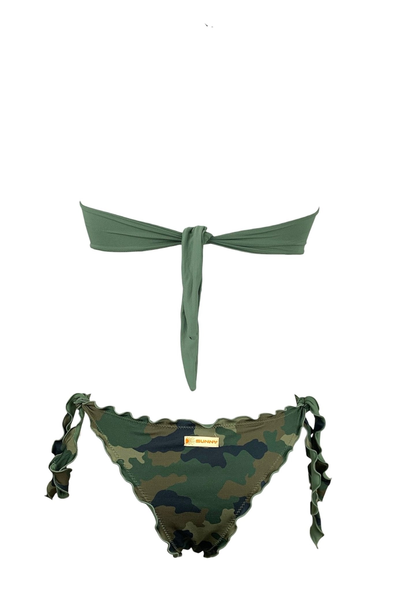 Bikini Fascia Paillettes Militare slip Prillo - Bikini D'amare Riccione