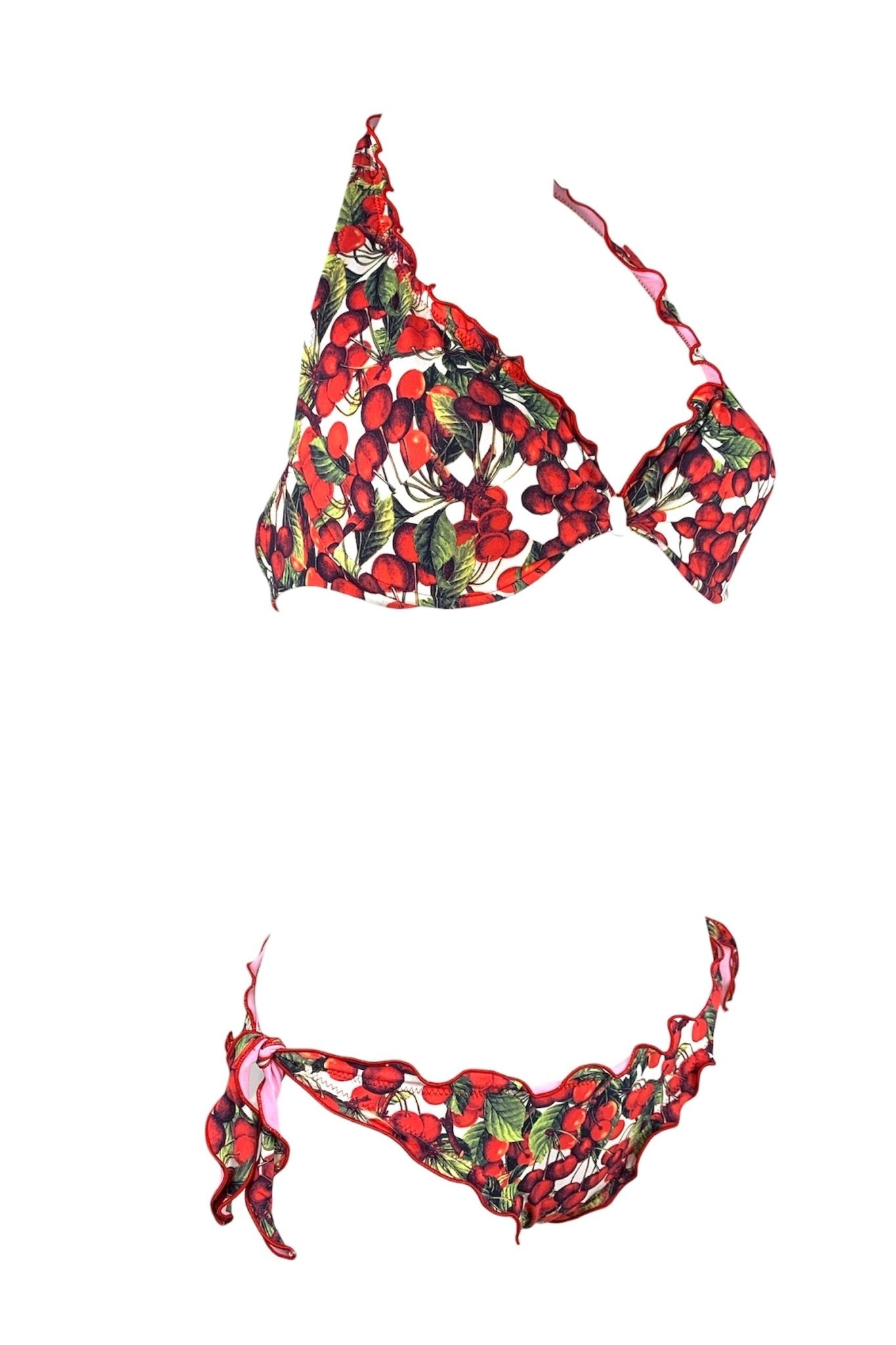 Bikini Ferretto Fantasia Ciliegie - Bikini D'amare Riccione