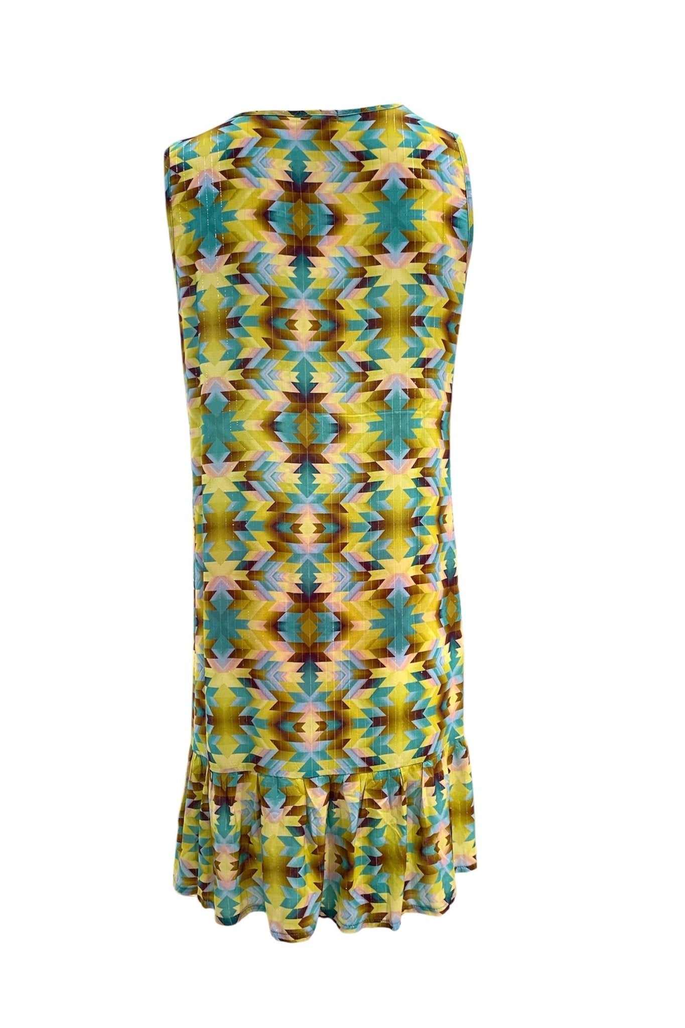 2Bekini Prendisole Smanicato Aztec Verde - Bikini D'amare Riccione