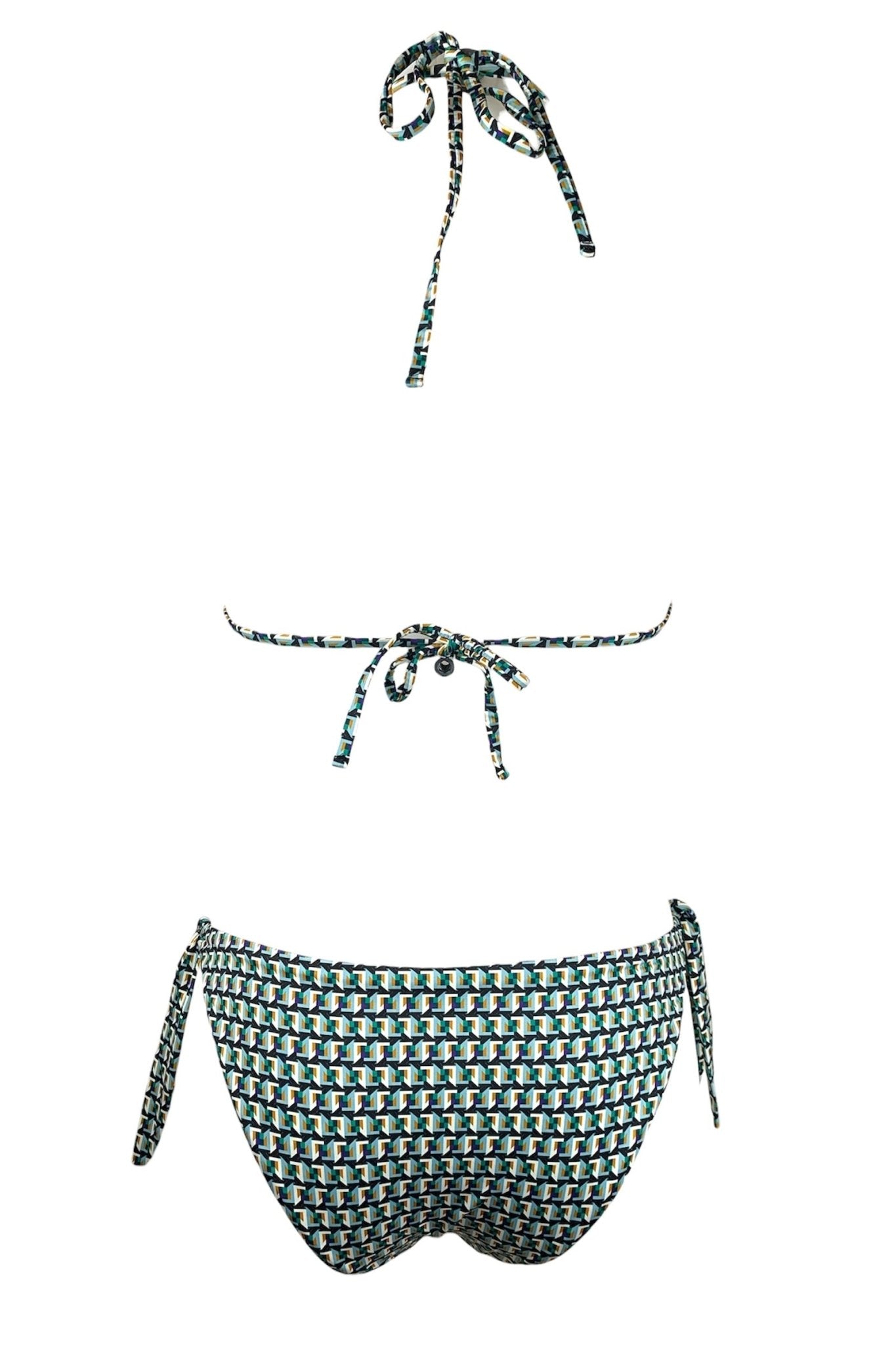 Genius Bikini Triangolo Susy Fantasia Verde - Bikini D'amare Riccione