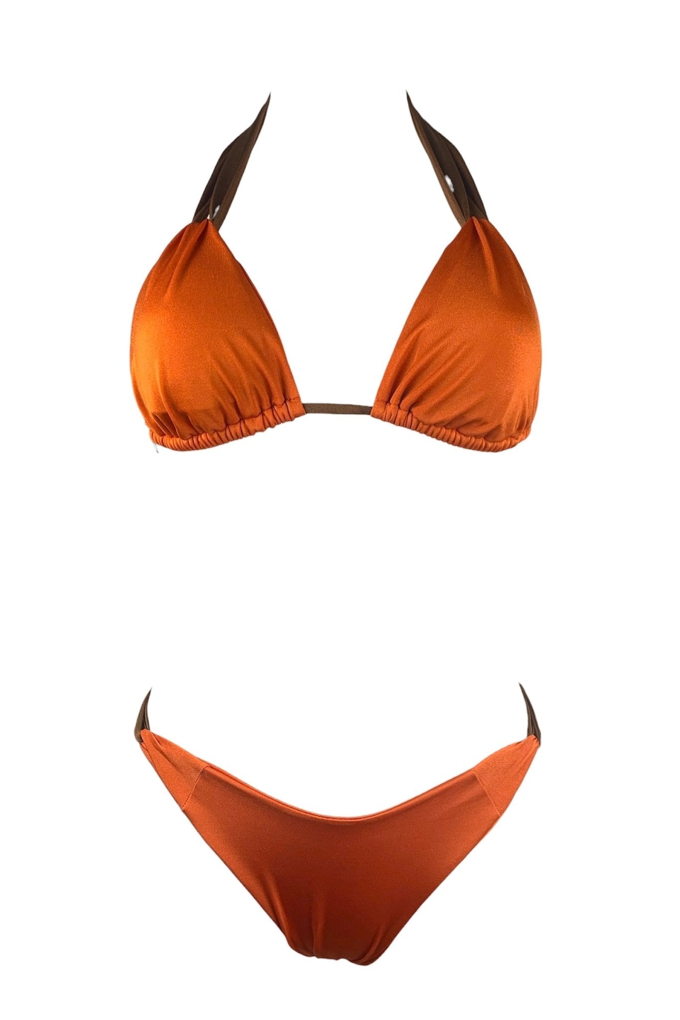 Genius Bikini Triangolo Bicolore Brasil - Bikini D'amare Riccione