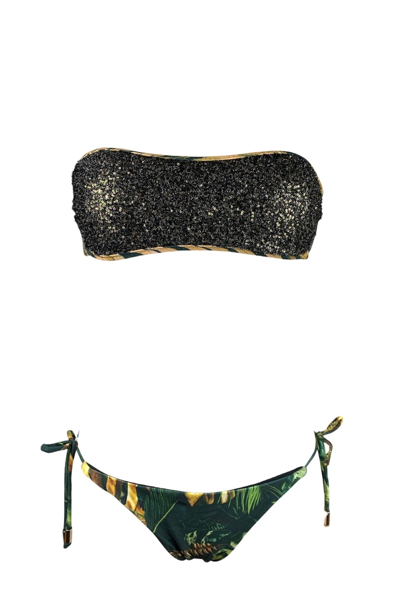 Bikini Fascia Paillettes Jungle Brasil - Bikini D'amare Riccione