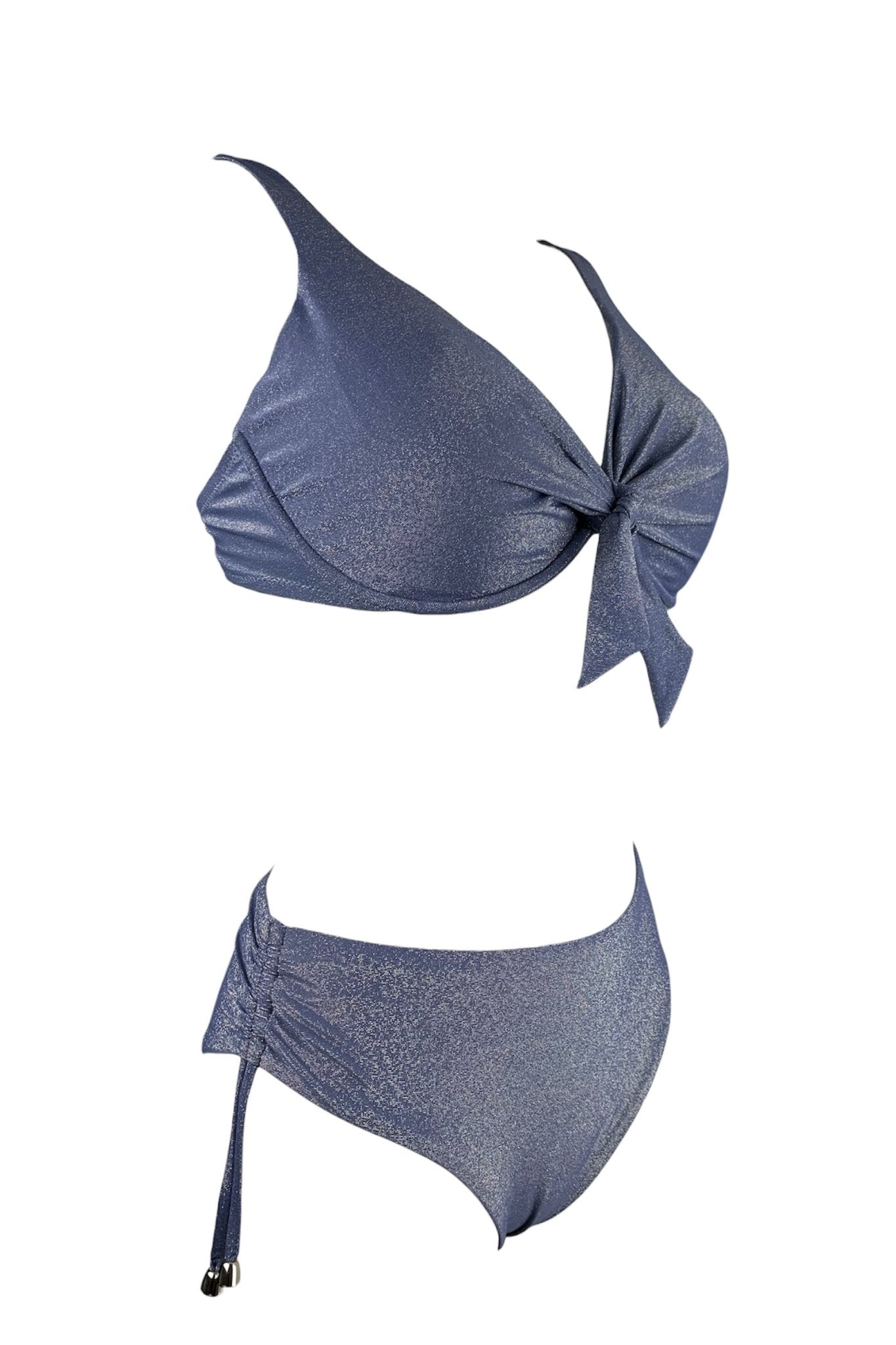 Genius Bikini Ferretto Gilda KD Lurex Blu - Bikini D'amare Riccione