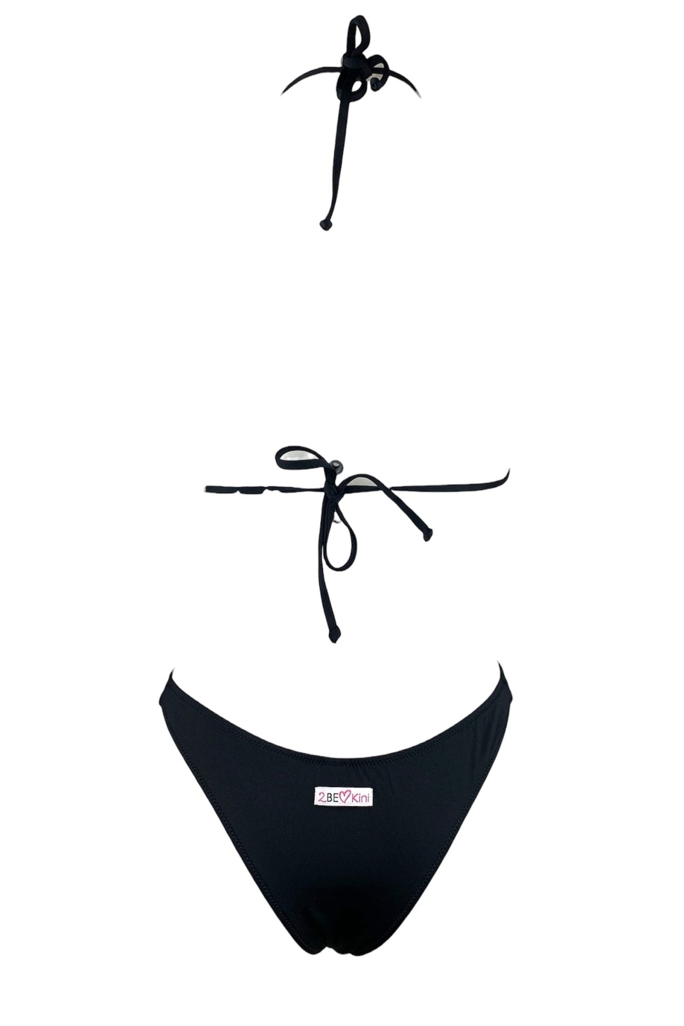 2Bekini Bikini Triangolo Crochet Nero - Bikini D'amare Riccione