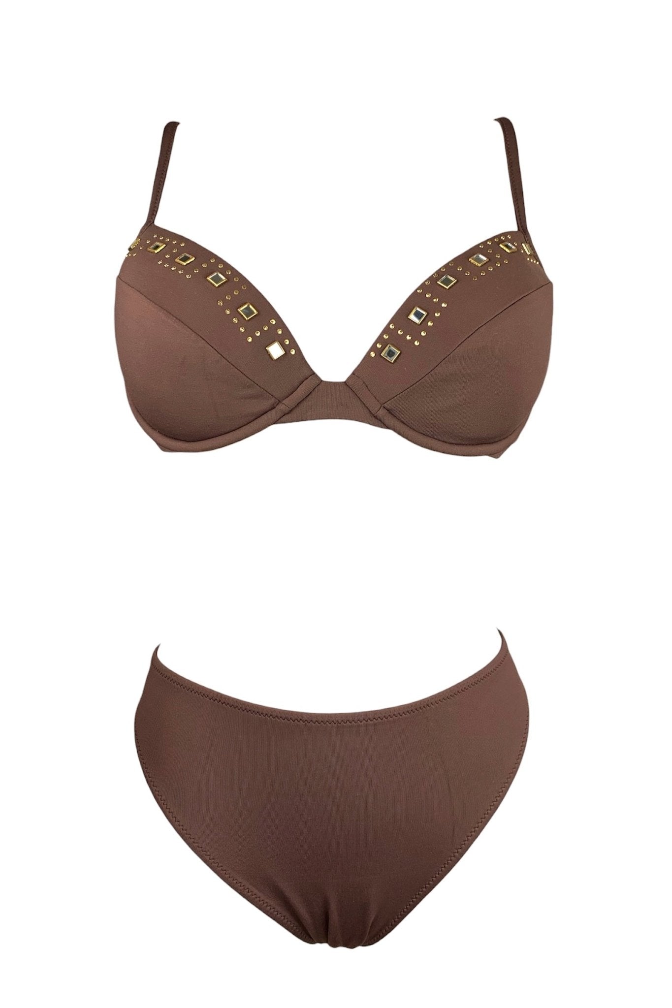 Bikini Push Up Specchietti Cioccolato - Bikini D'amare Riccione