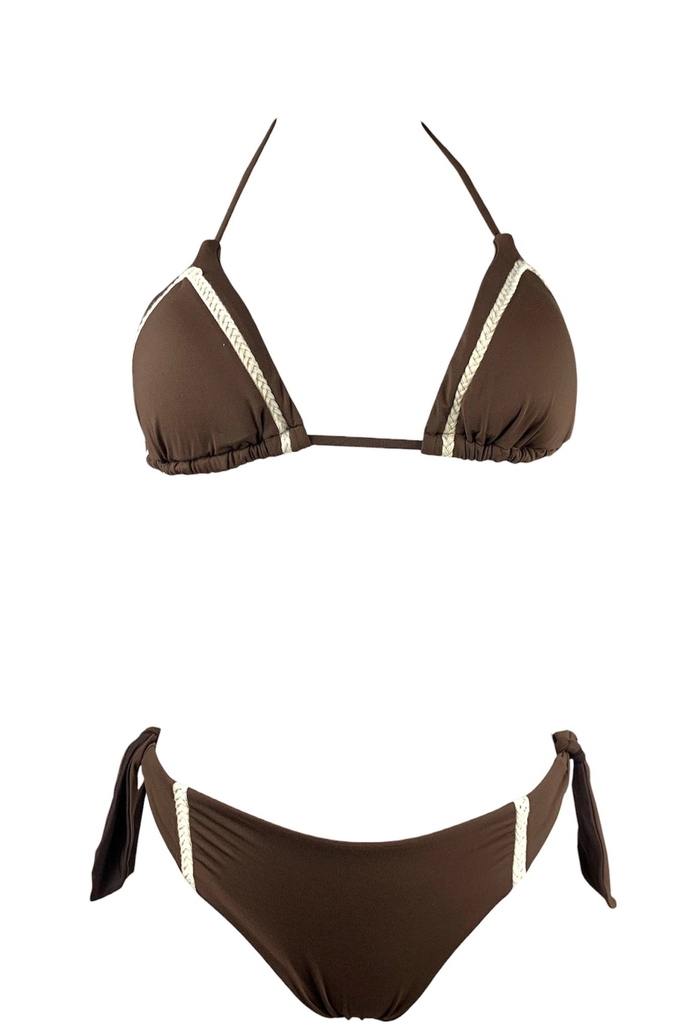 Bikini Triangolo Braid Treccia - Scegli il colore - Bikini D'amare Riccione