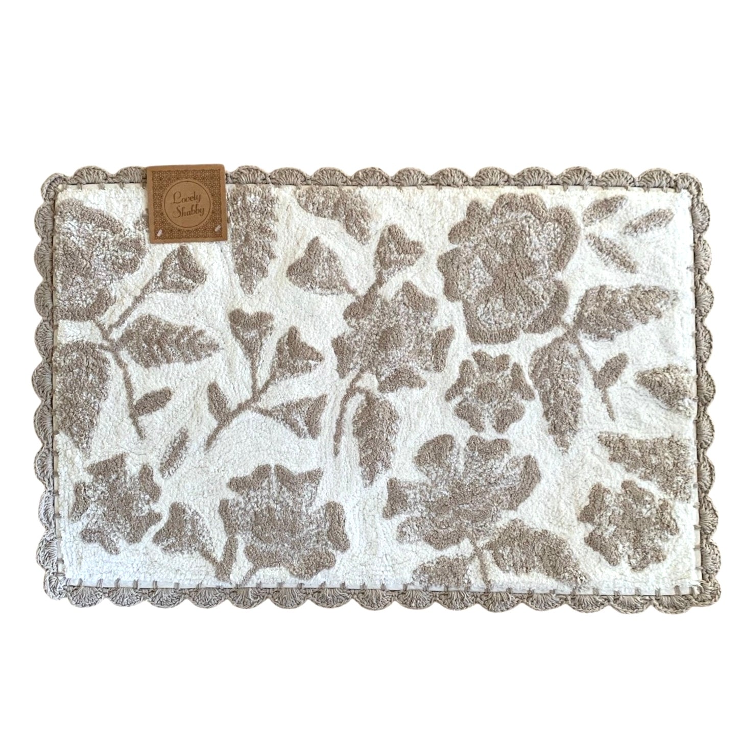 Lovely Shabby Tappeto Bagno Fleuriste Rettangolare - Bikini D'amare Riccione