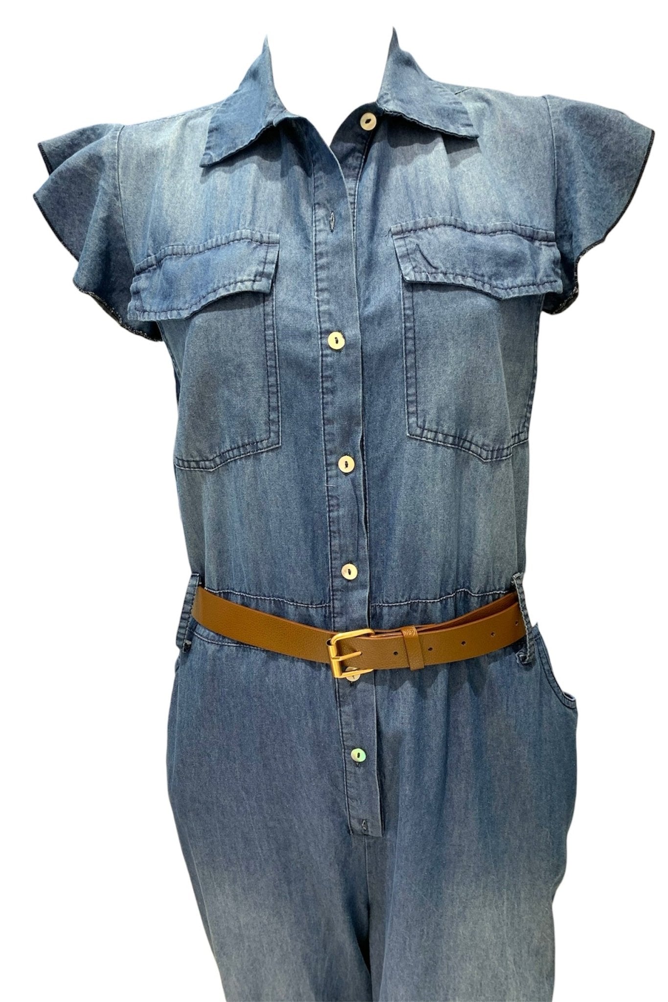 Bighet Tuta Lunga Jeans - Bikini D'amare Riccione