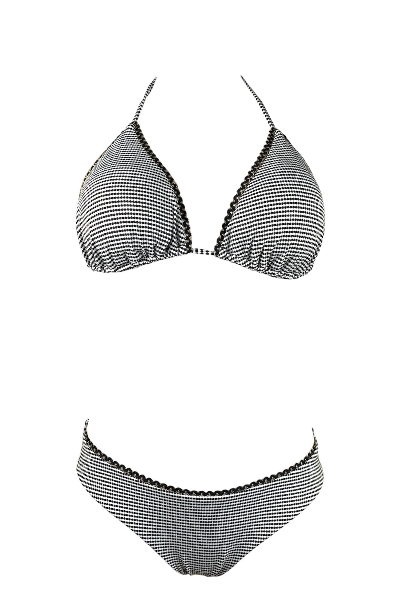 Bikini Triangolo Vichy Brasil - Bikini D'amare Riccione