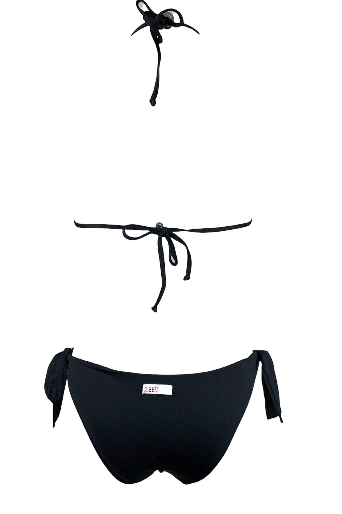 2Bekini Bikini Triangolo Gioiello Nero - Bikini D'amare Riccione