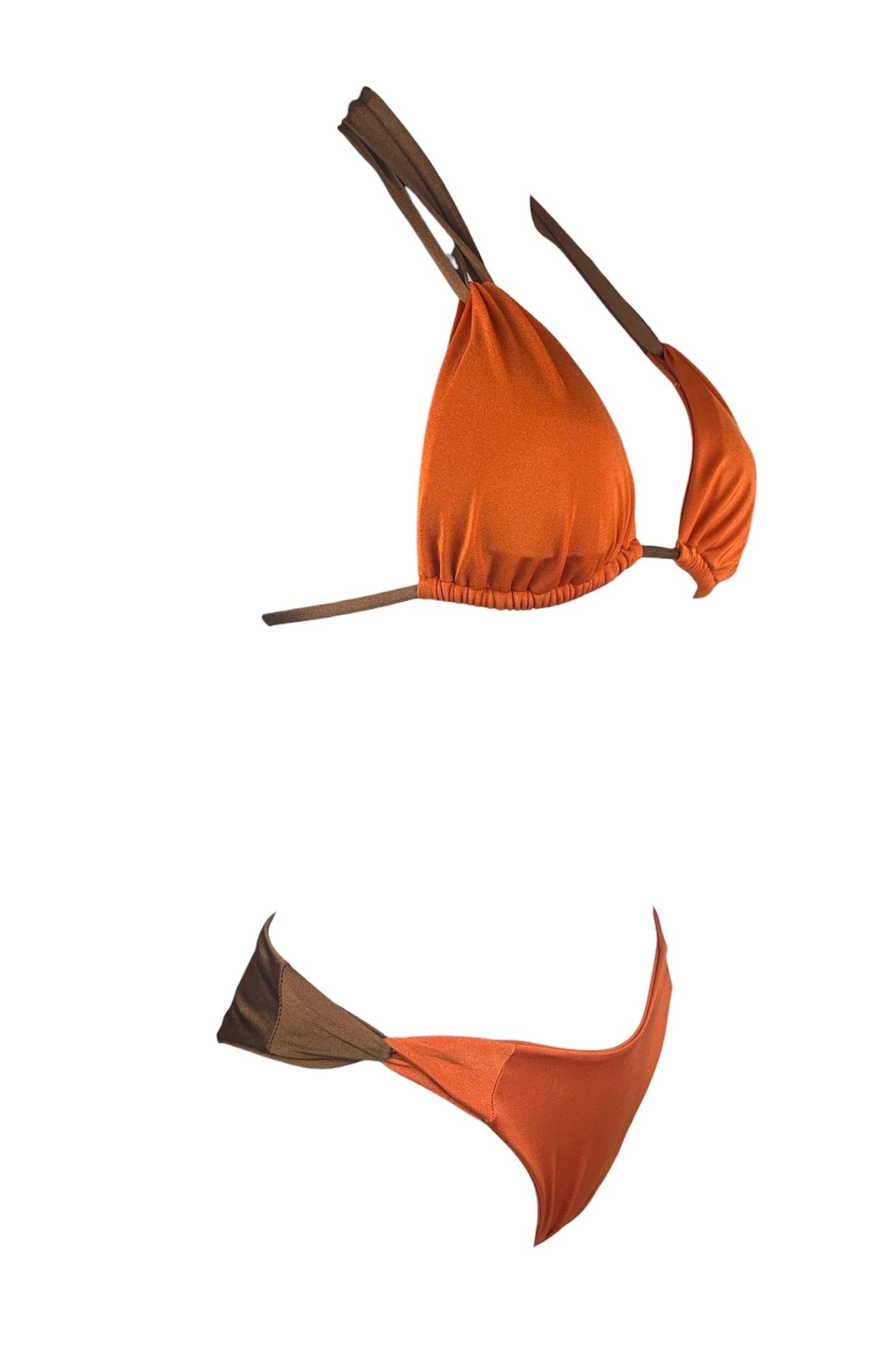 Genius Bikini Triangolo Bicolore Brasil - Bikini D'amare Riccione