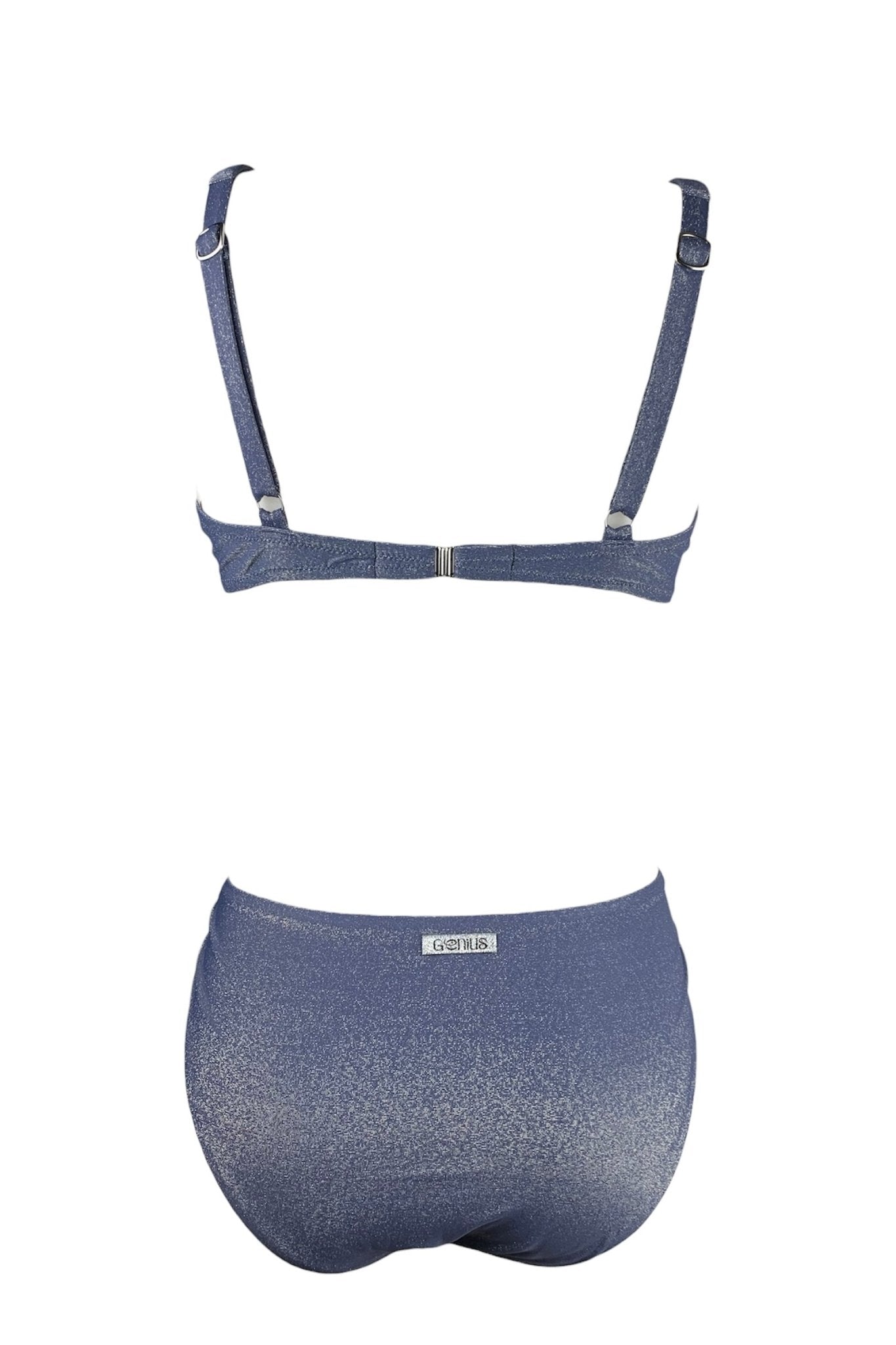 Genius Bikini Ferretto Gilda KD Lurex Blu - Bikini D'amare Riccione