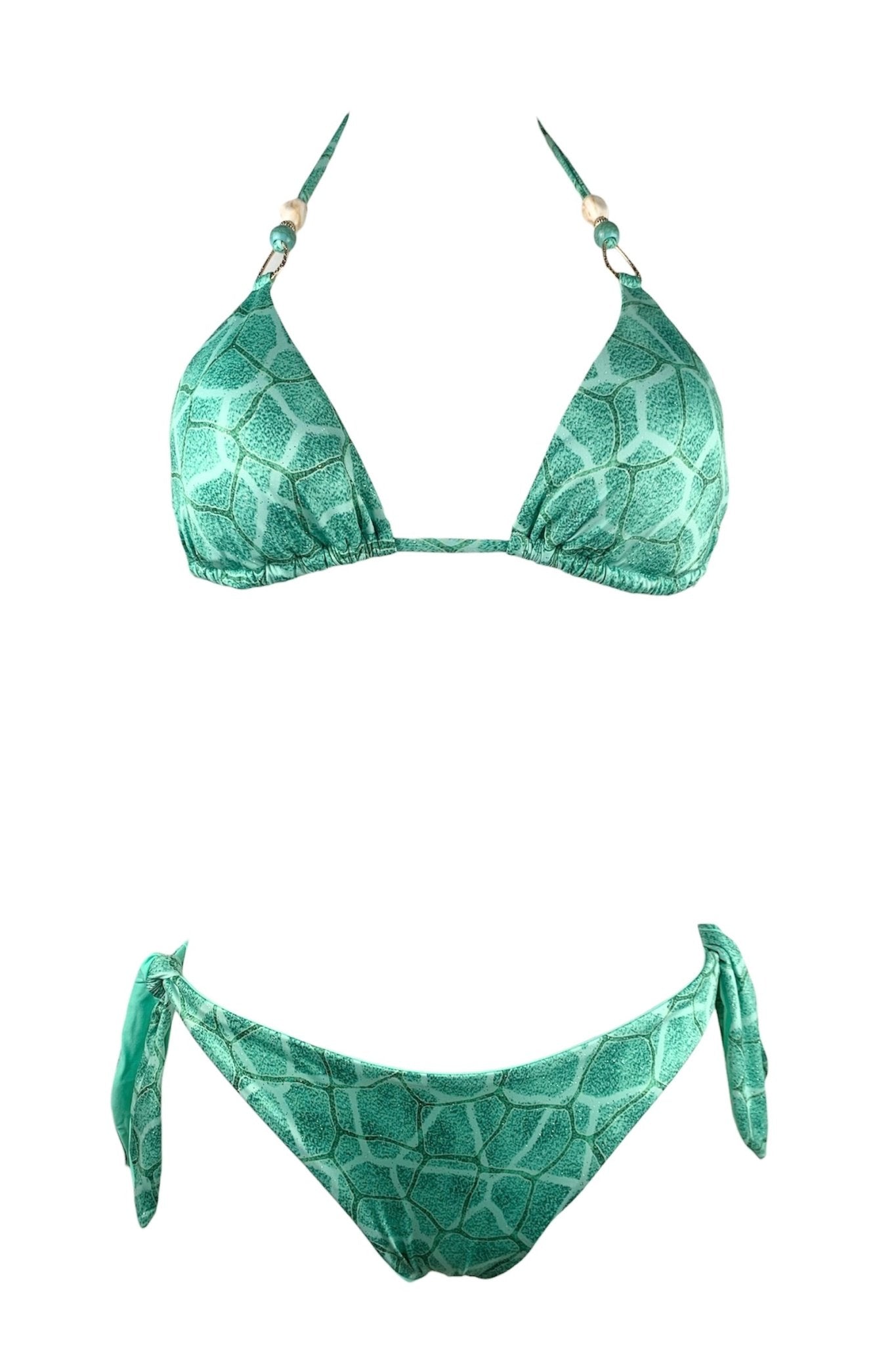 Genius Bikini Triangolo Susy Kiraf Acqua - Bikini D'amare Riccione
