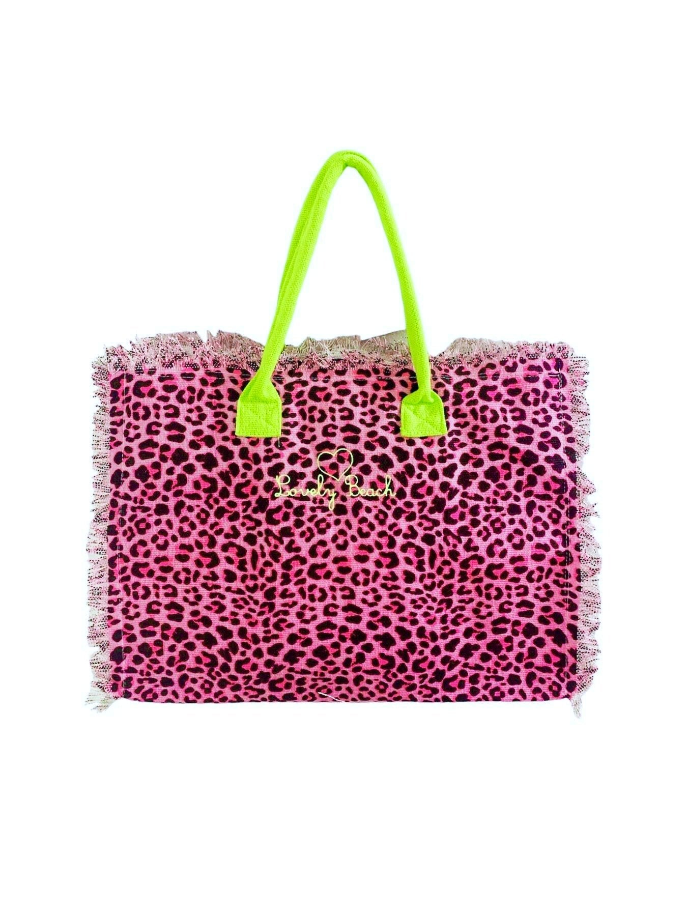 Lovely Beach Borsa Mare Beach Girl Media New Leopard Lovely Beach