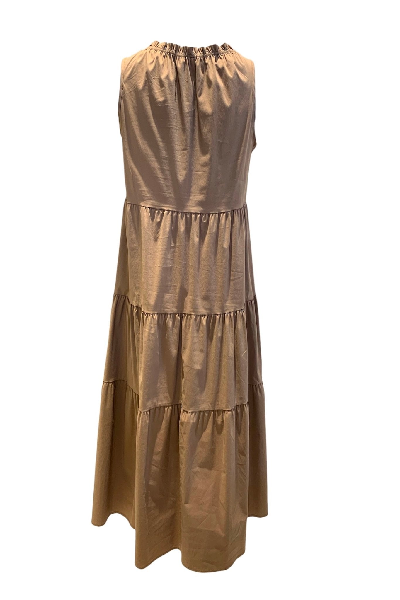 Bighet Abito Lungo Smanicato Balze - Bikini D'amare Riccione