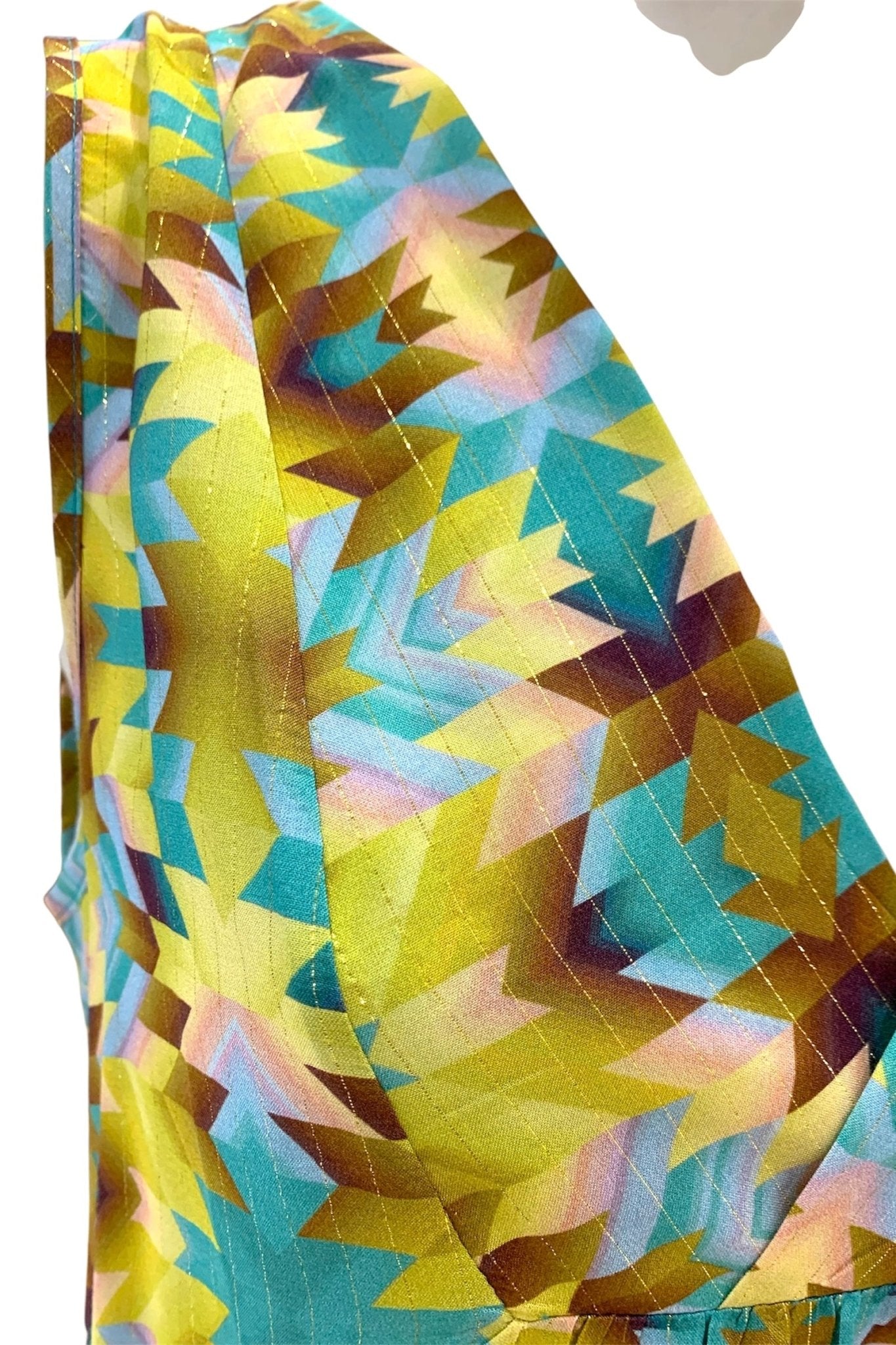 2Bekini Prendisole Smanicato Aztec Verde - Bikini D'amare Riccione