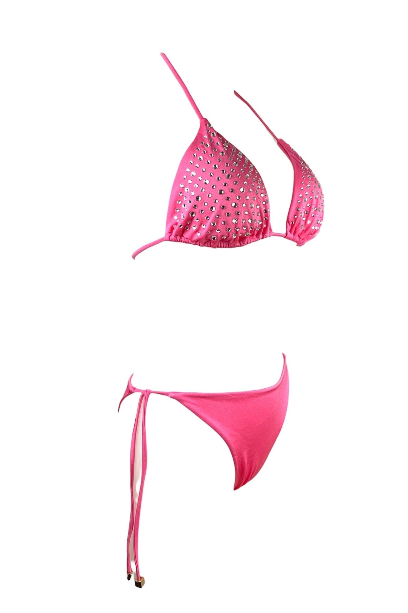 4giveness Bikini Triangolo Strass - Scegli il Colore - Bikini D'amare Riccione
