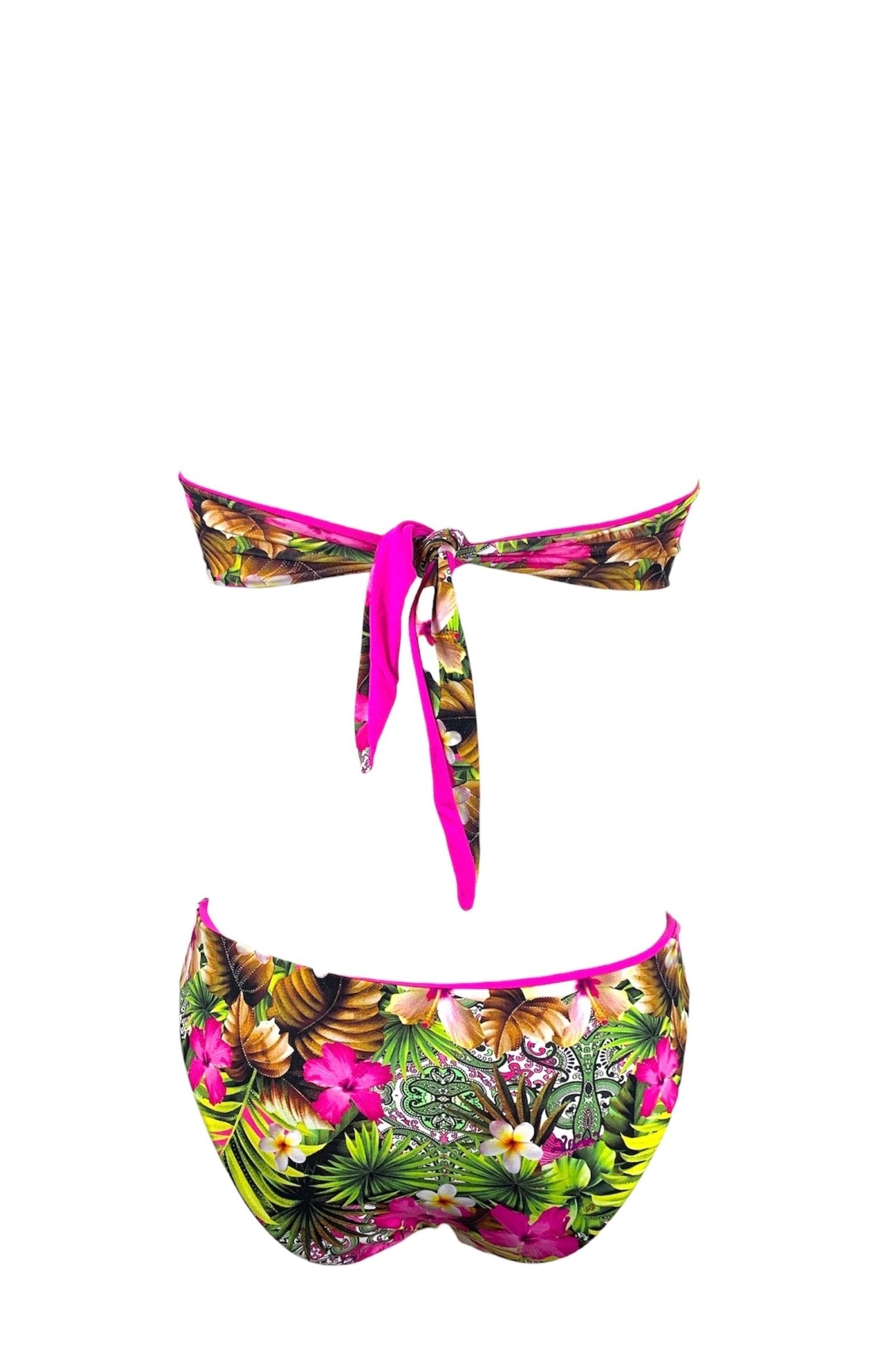 Bikini Fascia Fantasia Flower Double - face - Bikini D'amare Riccione