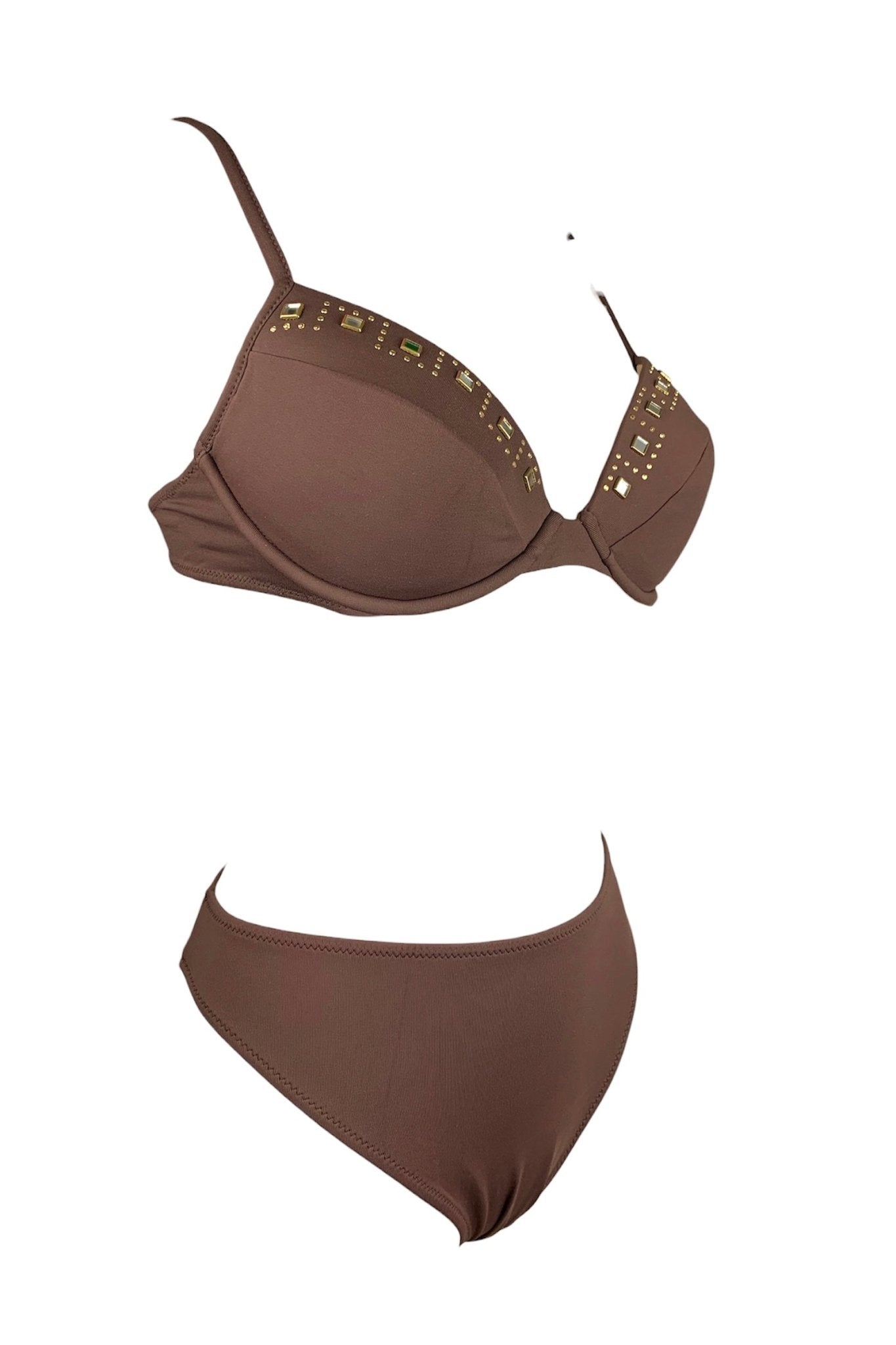 Bikini Push Up Specchietti Cioccolato - Bikini D'amare Riccione