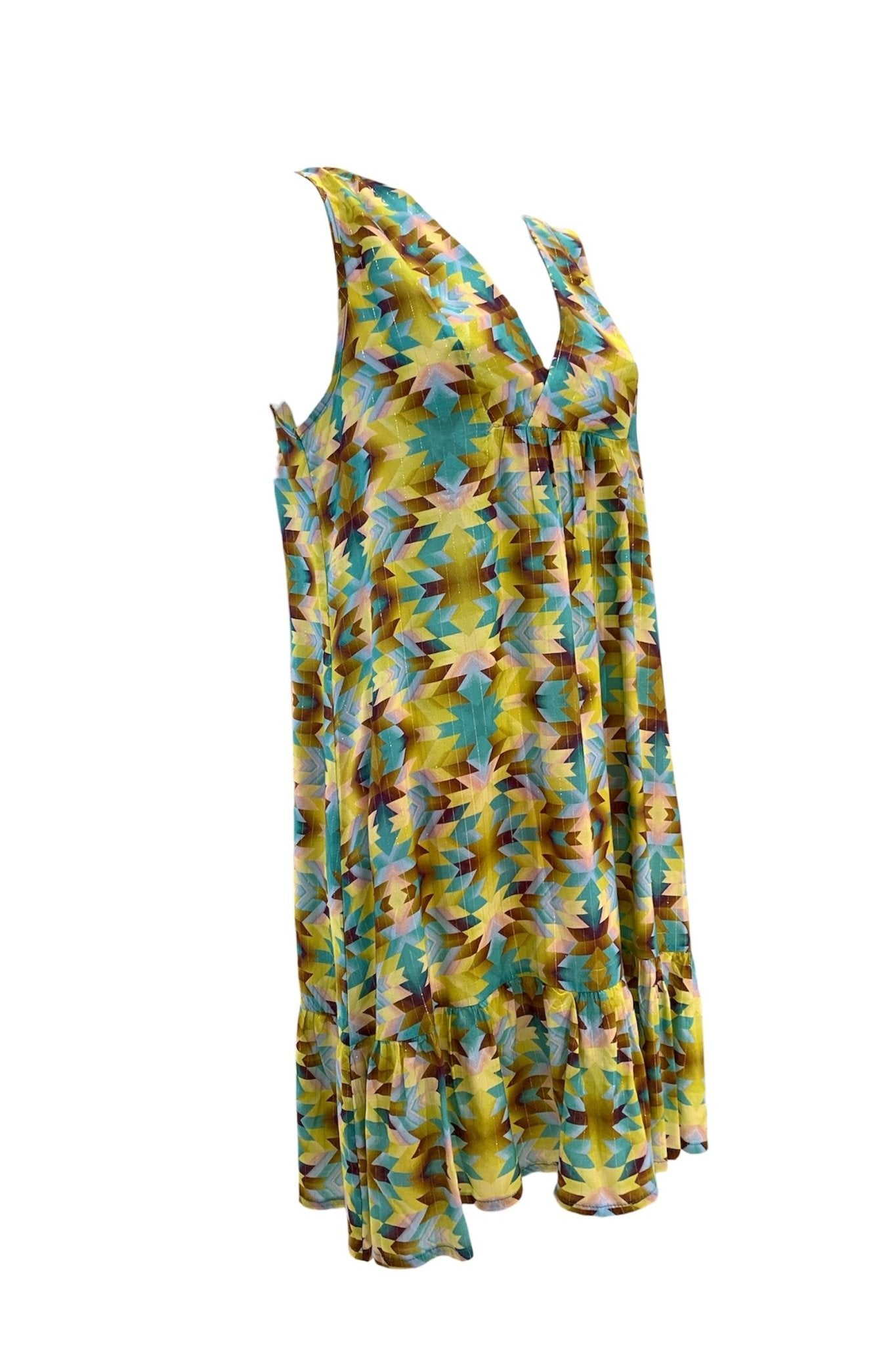 2Bekini Prendisole Smanicato Aztec Verde - Bikini D'amare Riccione