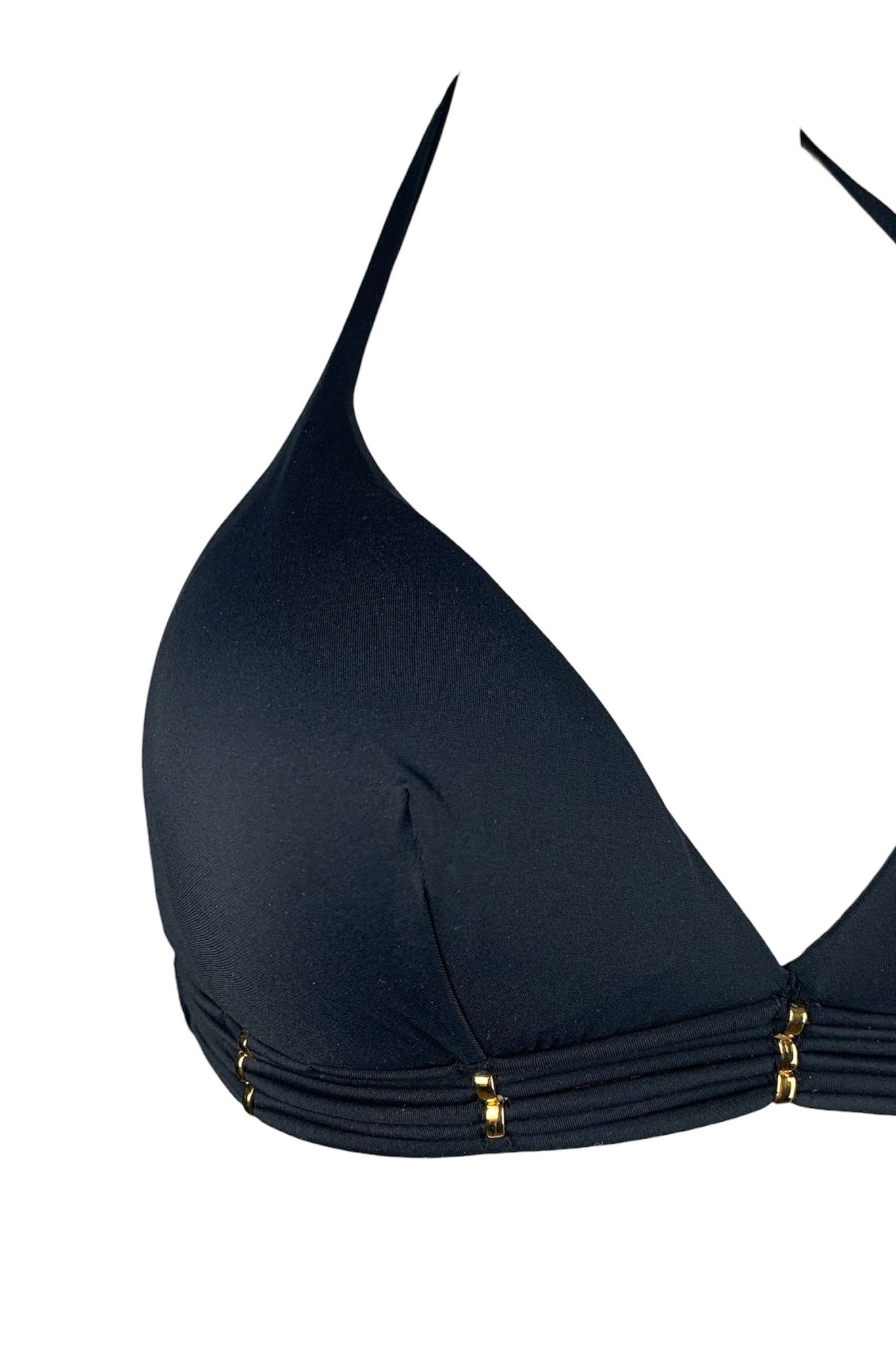 Marette Bikini Triangolo Leda Nero - Bikini D'amare Riccione
