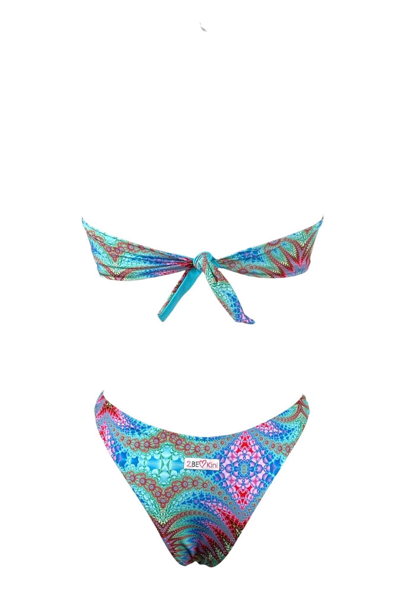 2Bekini Bikini Fascia Fantasy Azzurro - Bikini D'amare Riccione