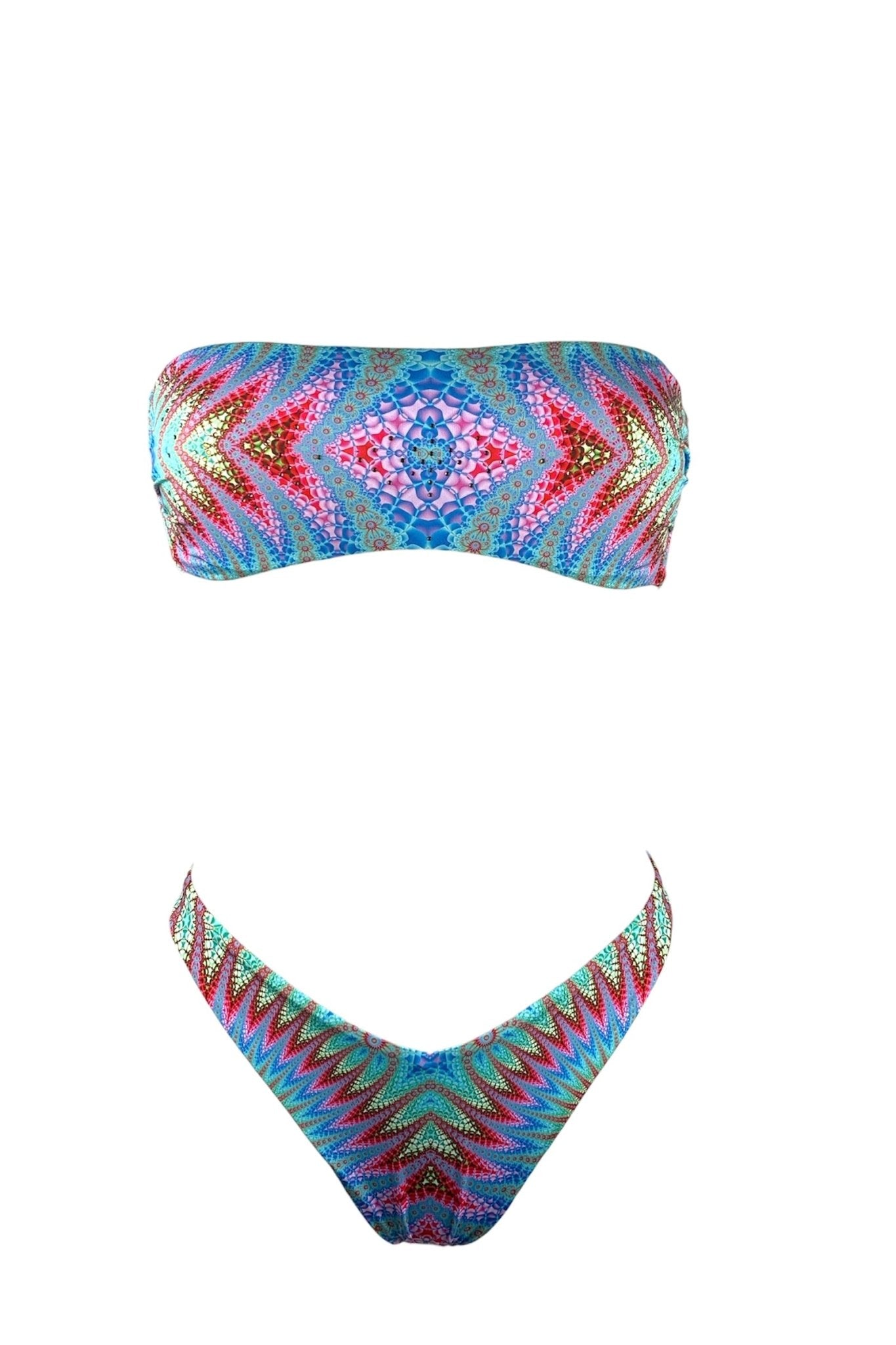 2Bekini Bikini Fascia Fantasy Azzurro - Bikini D'amare Riccione