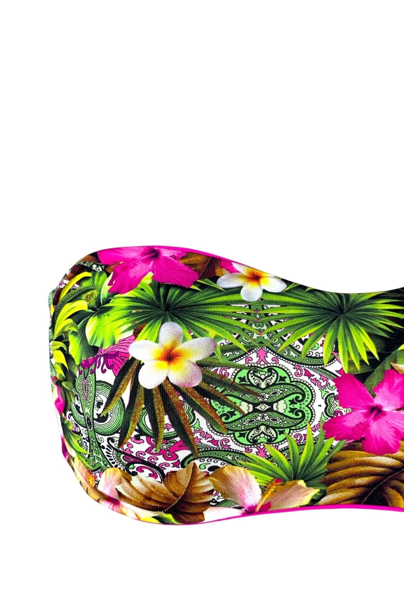 Bikini Fascia Fantasia Flower Double - face - Bikini D'amare Riccione
