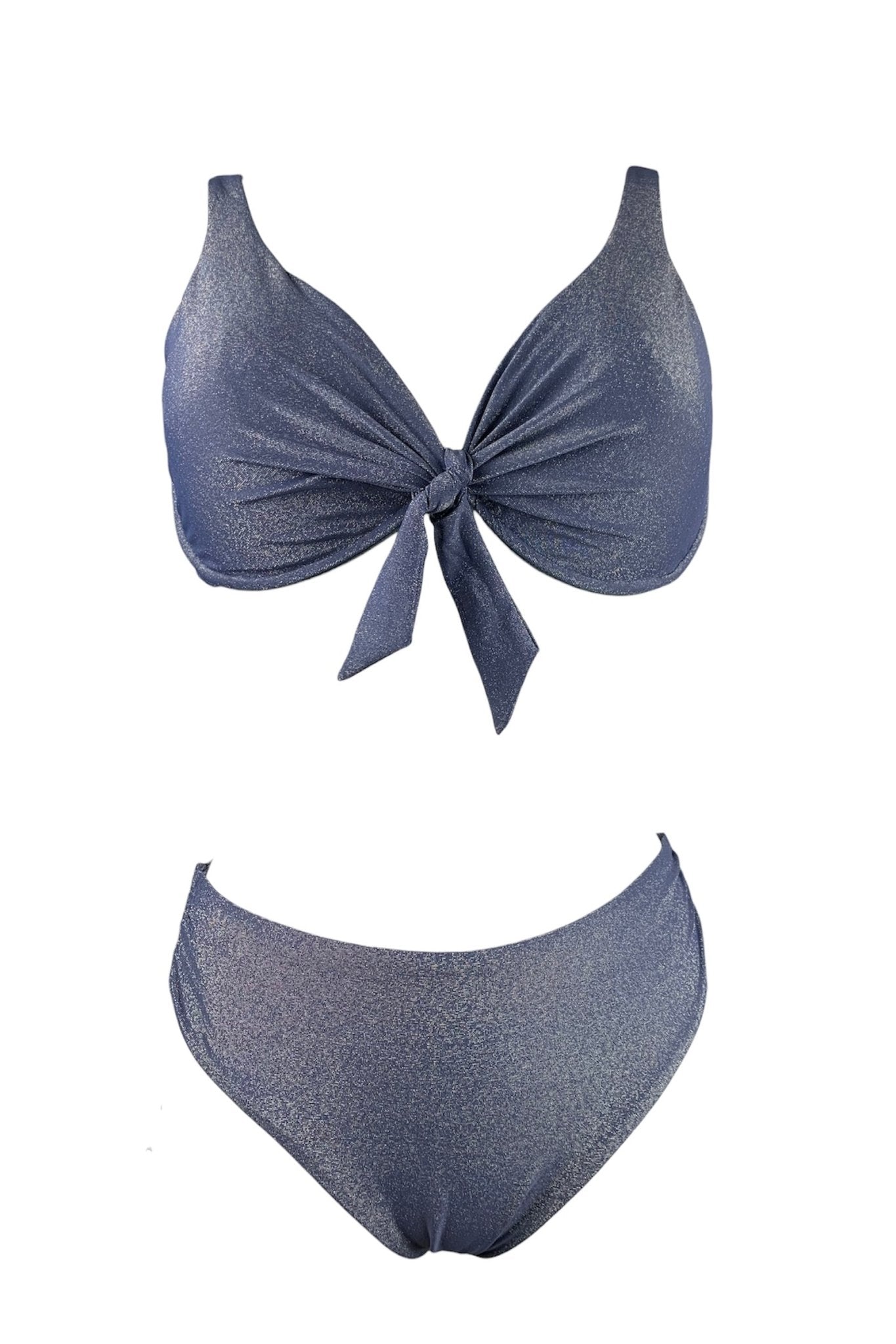 Genius Bikini Ferretto Gilda KD Lurex Blu - Bikini D'amare Riccione