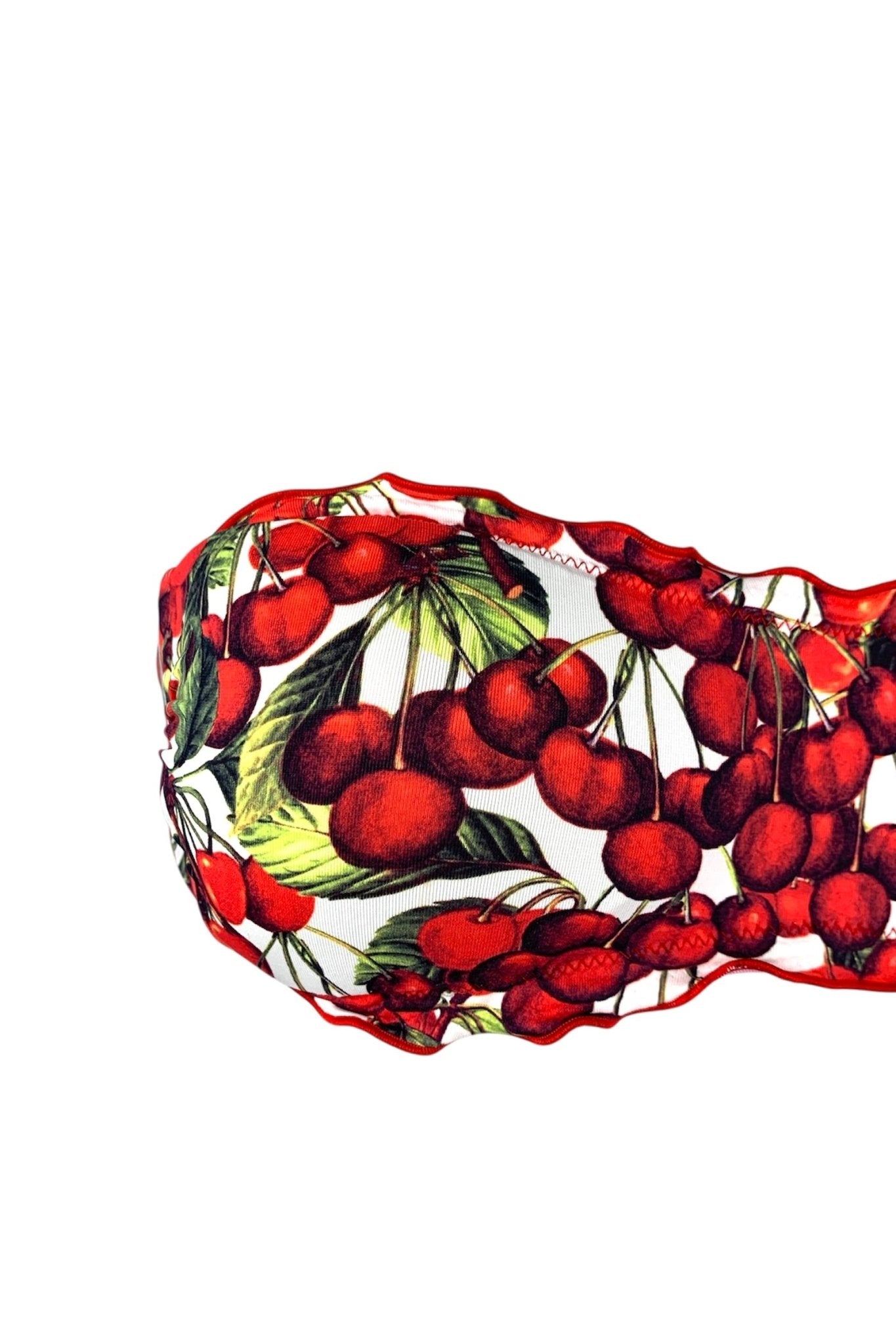 Bikini Fascia Fantasia Ciliegie Brasil - Bikini D'amare Riccione