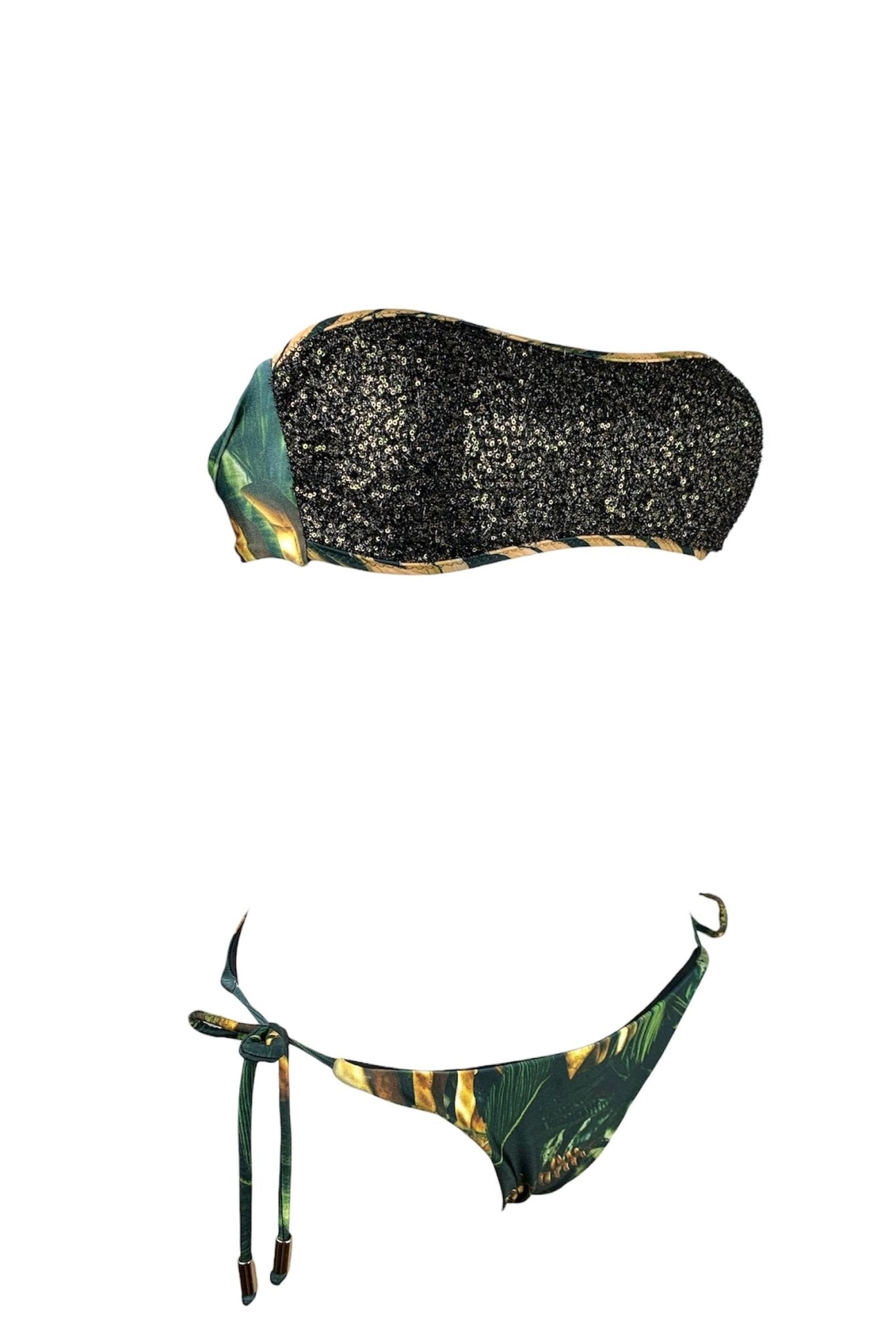 Bikini Fascia Paillettes Jungle Brasil - Bikini D'amare Riccione