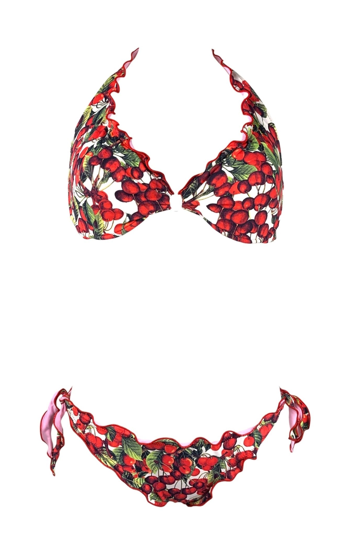 Bikini Ferretto Fantasia Ciliegie - Bikini D'amare Riccione