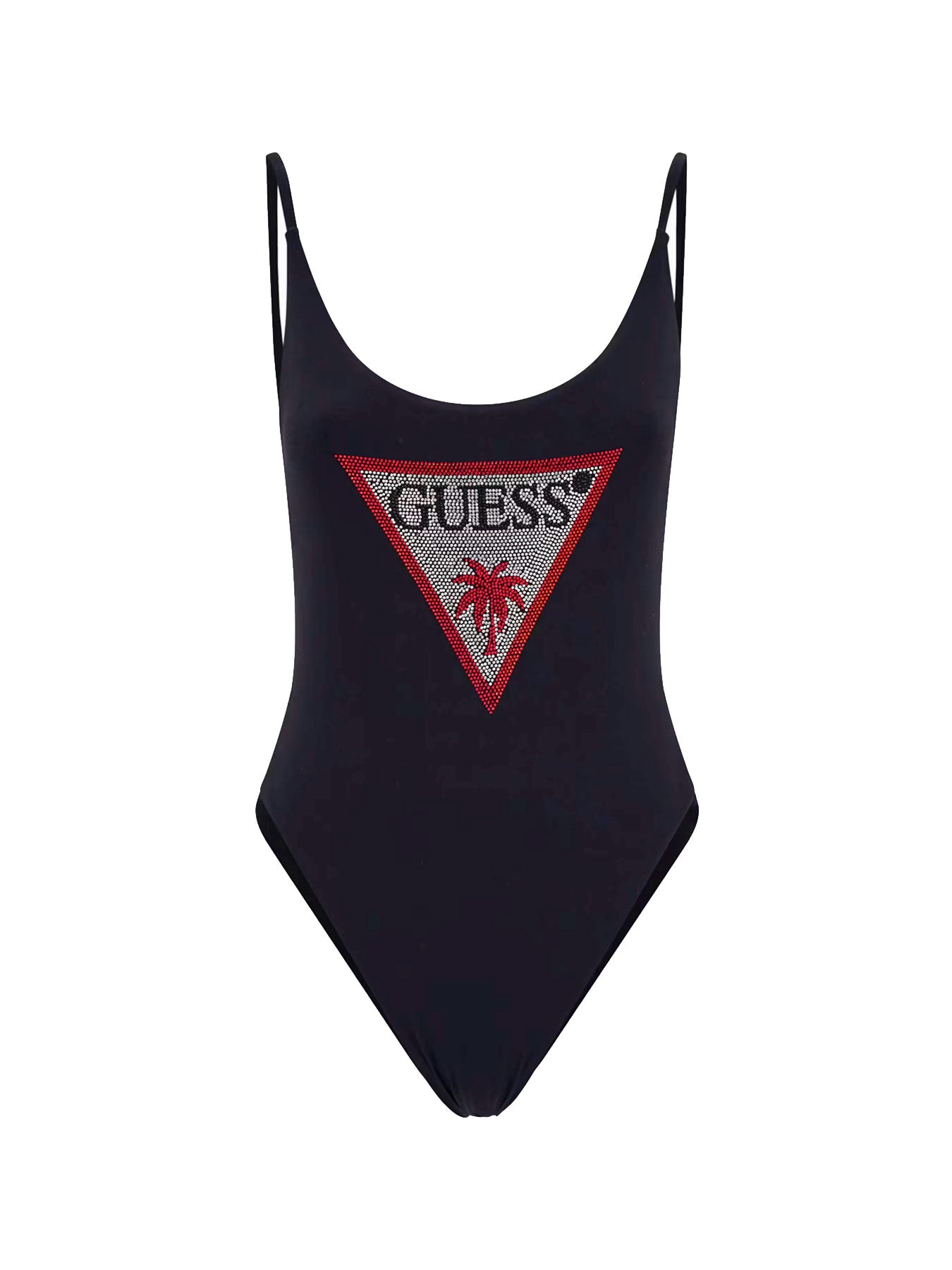 GUESS Costume Intero Logo Con Strass